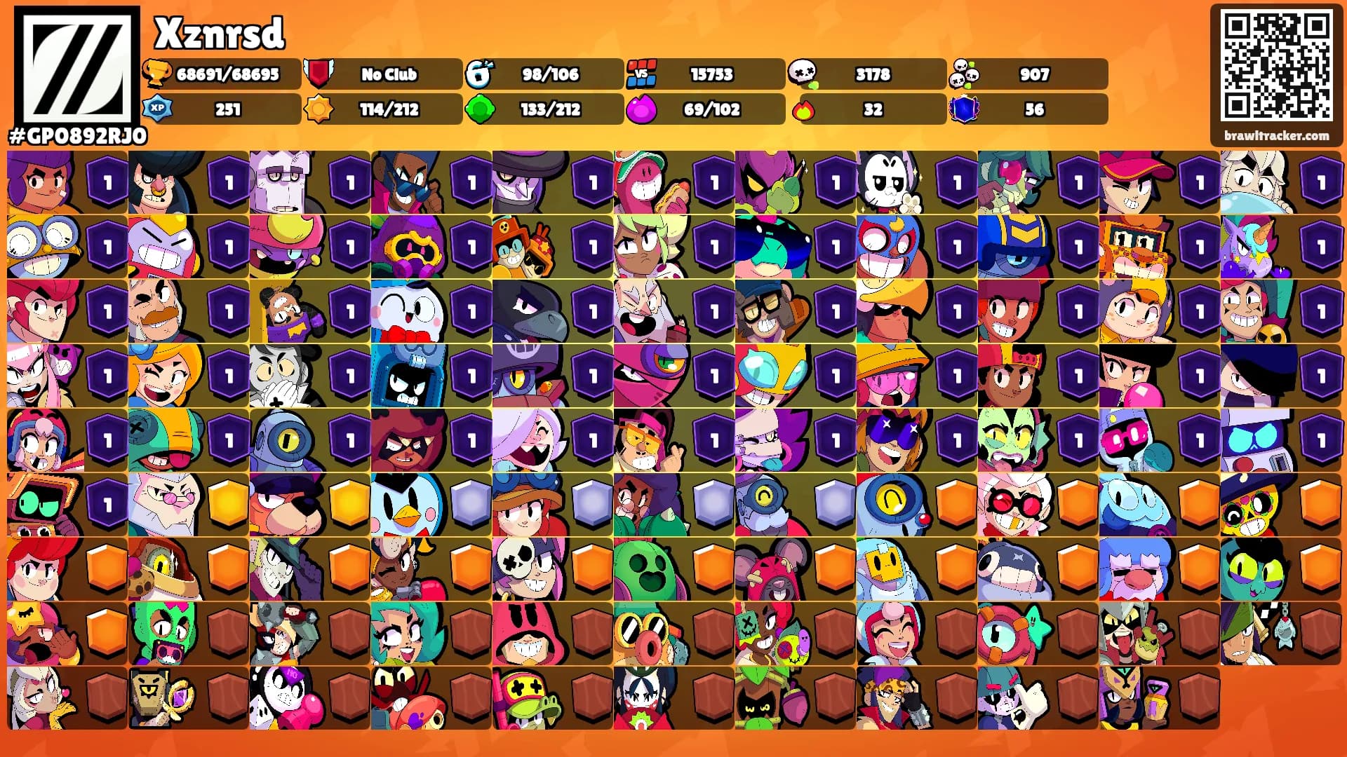 Xznrsd's Ranks