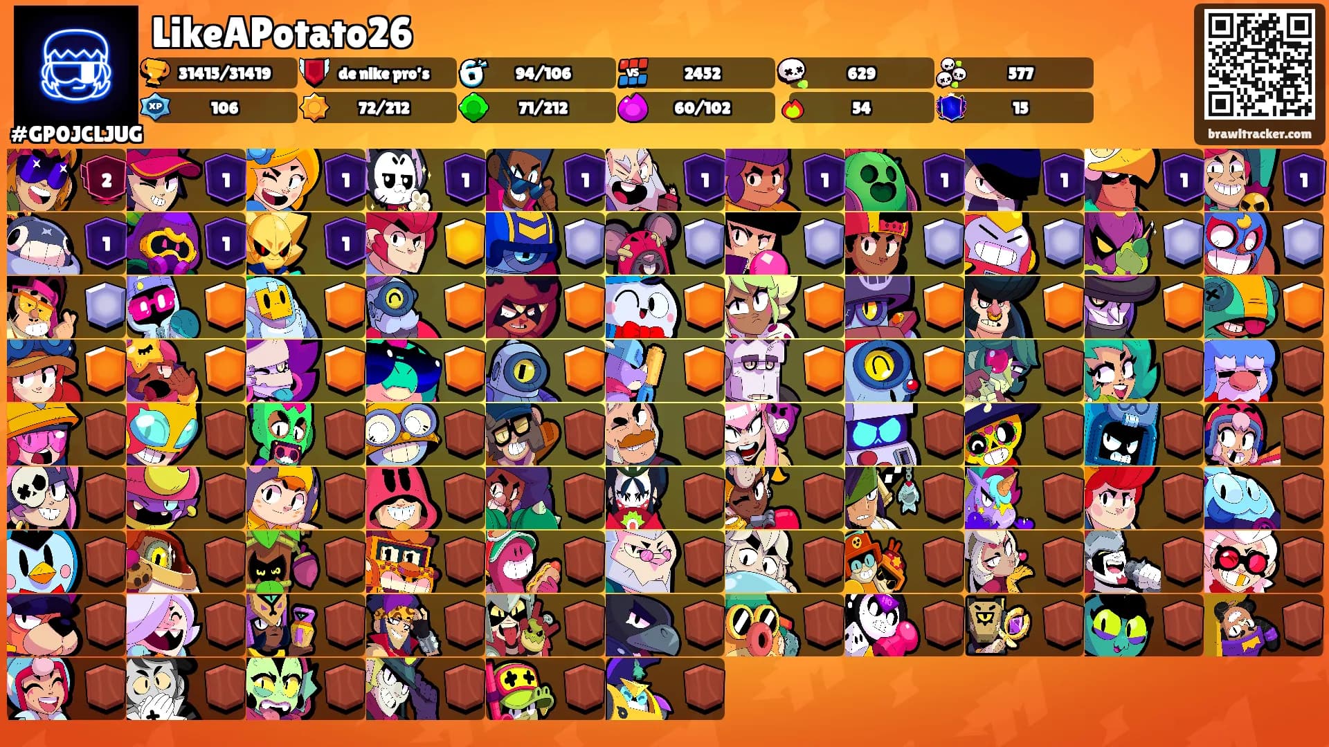 LikeAPotato26's Ranks