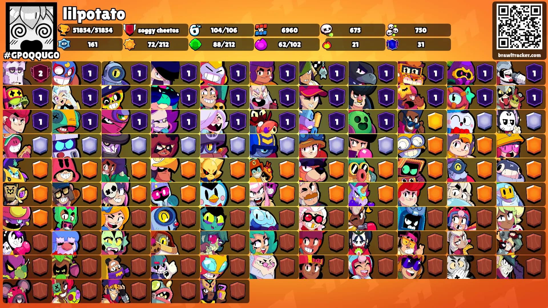 lilpotato's Ranks