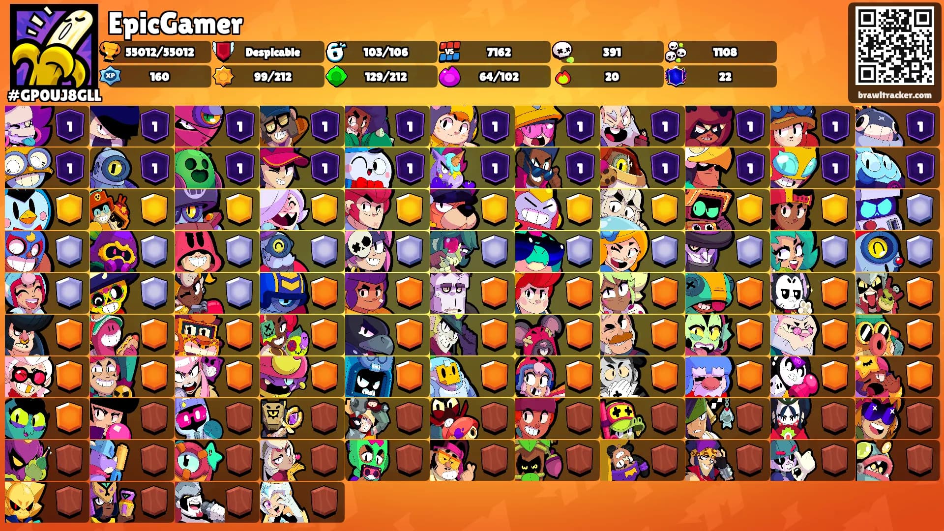 EpicGamer's Ranks