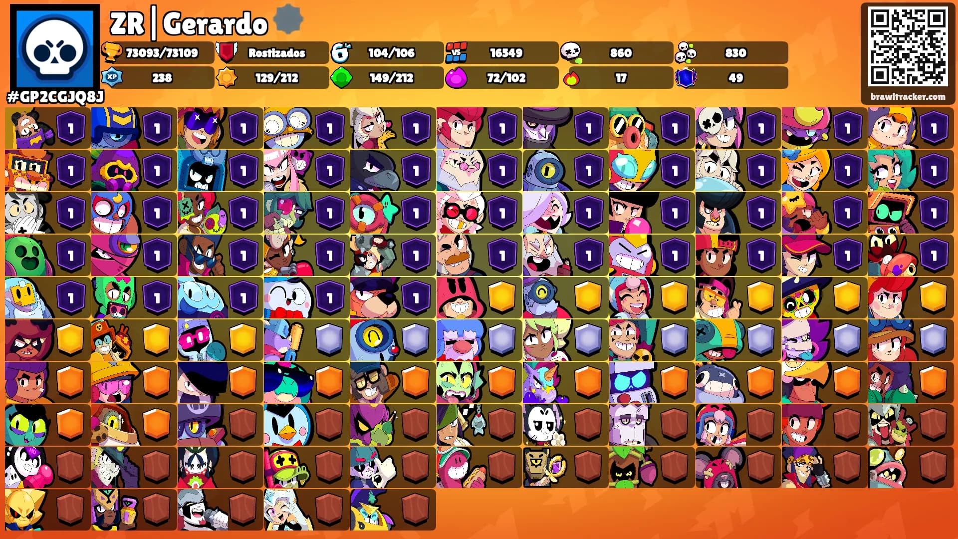 ZR|Gerardo 🕸️'s Ranks