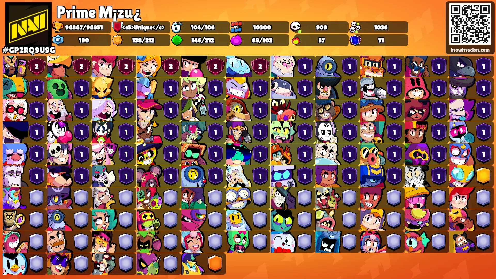Prime M¡zu¿'s Ranks