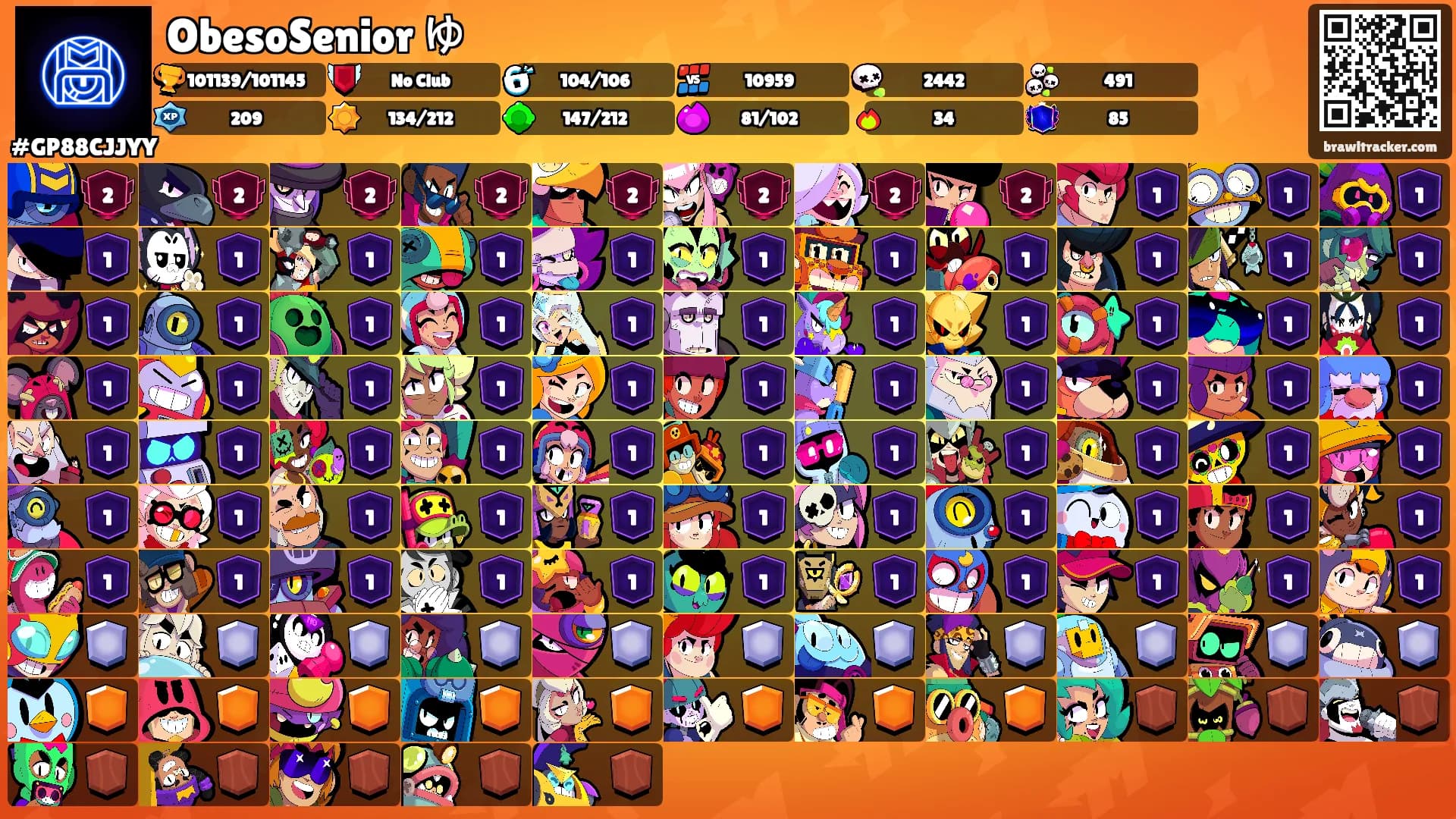 ObesoSenior ゆ's Ranks