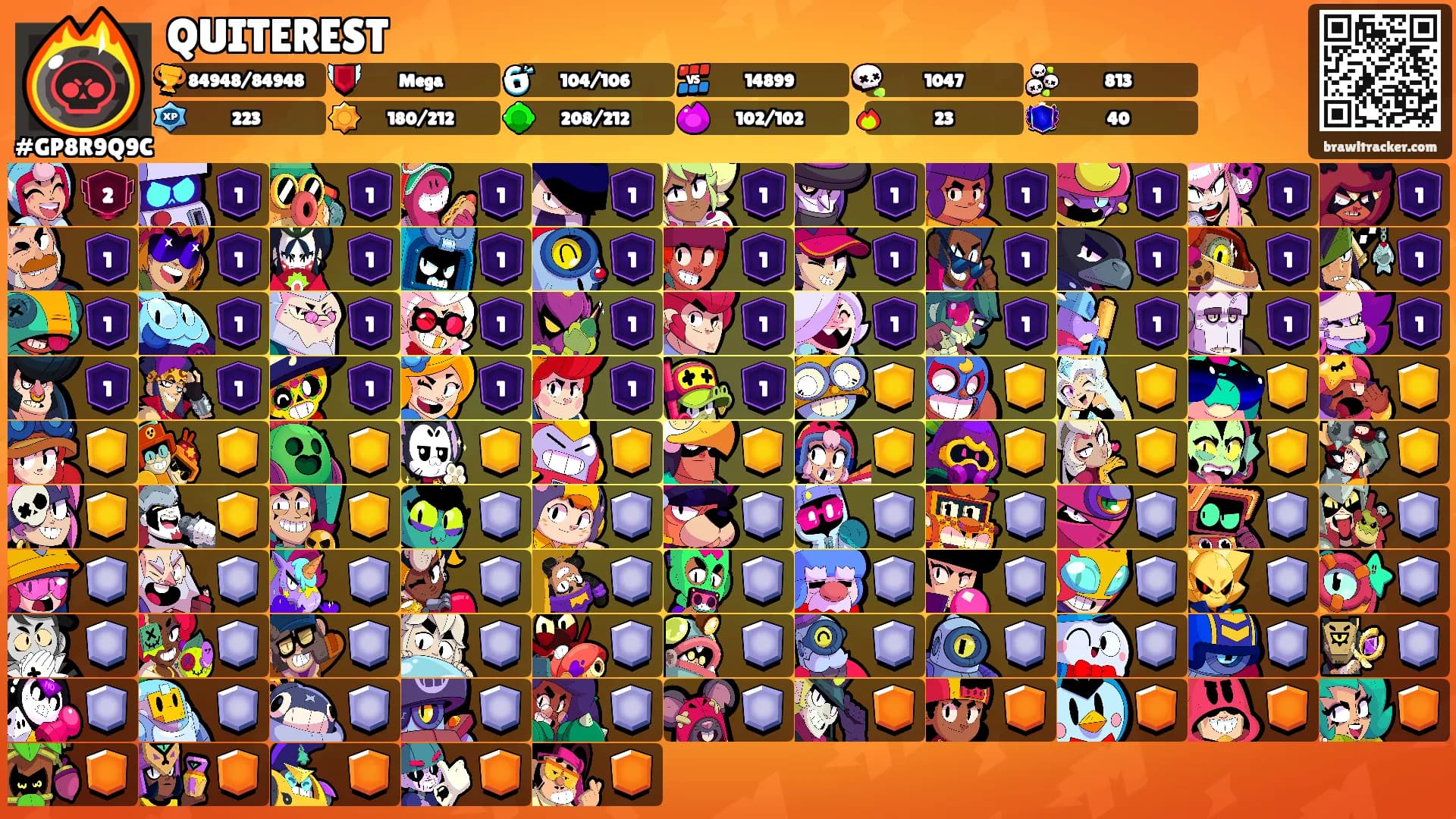 QUITEREST's Ranks