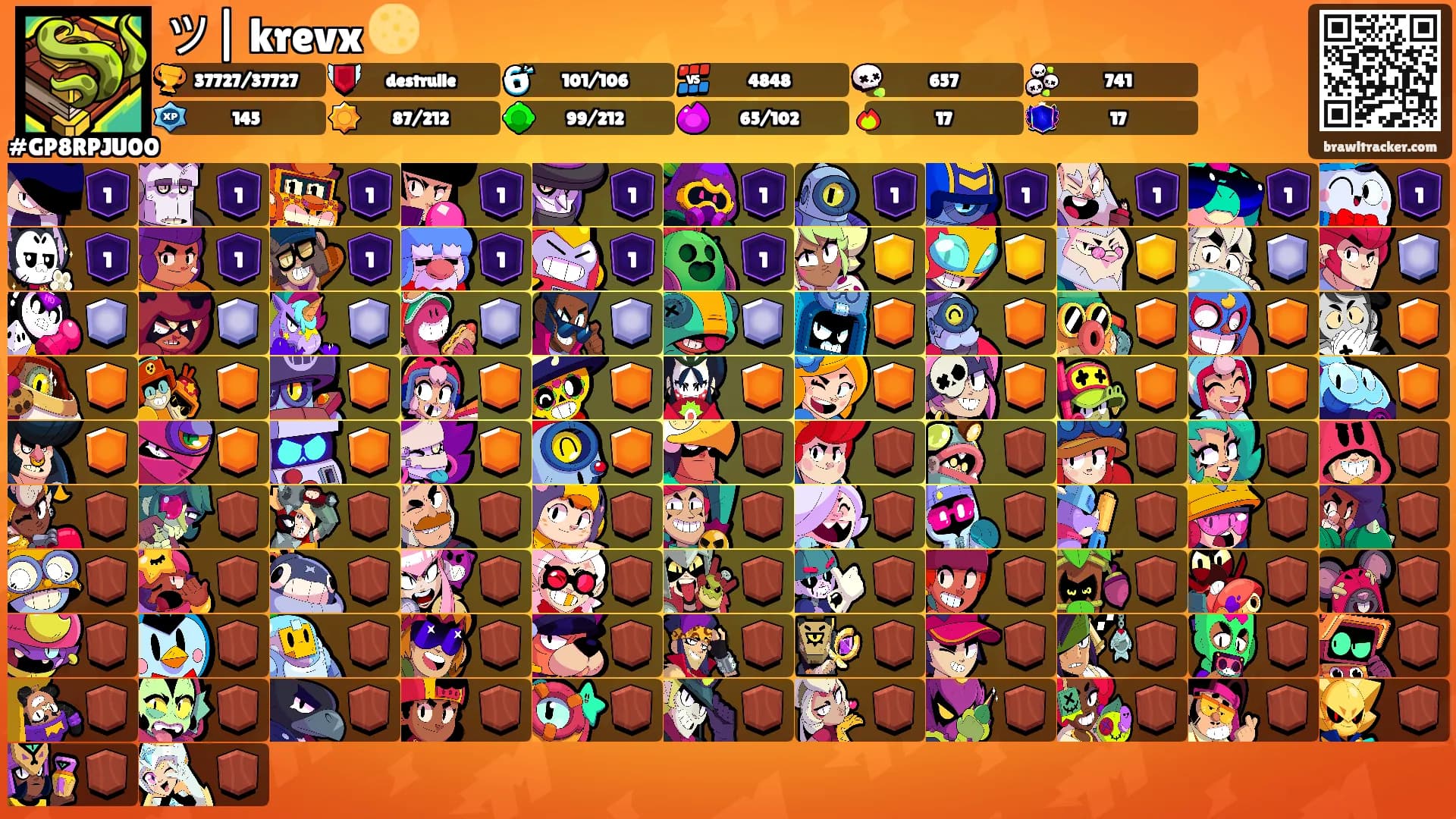 ツ| krevx 🌕's Ranks