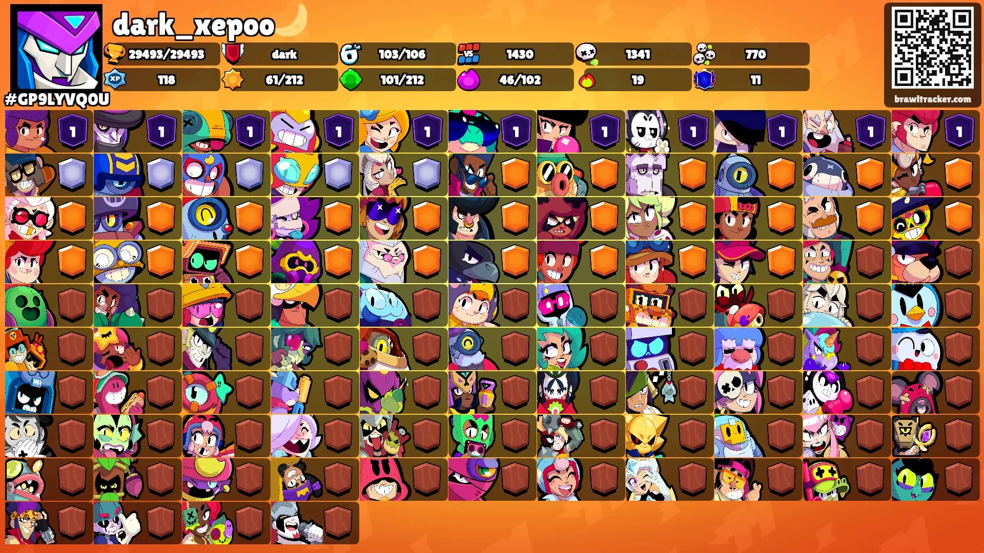 dark_xepoo🌙's Ranks