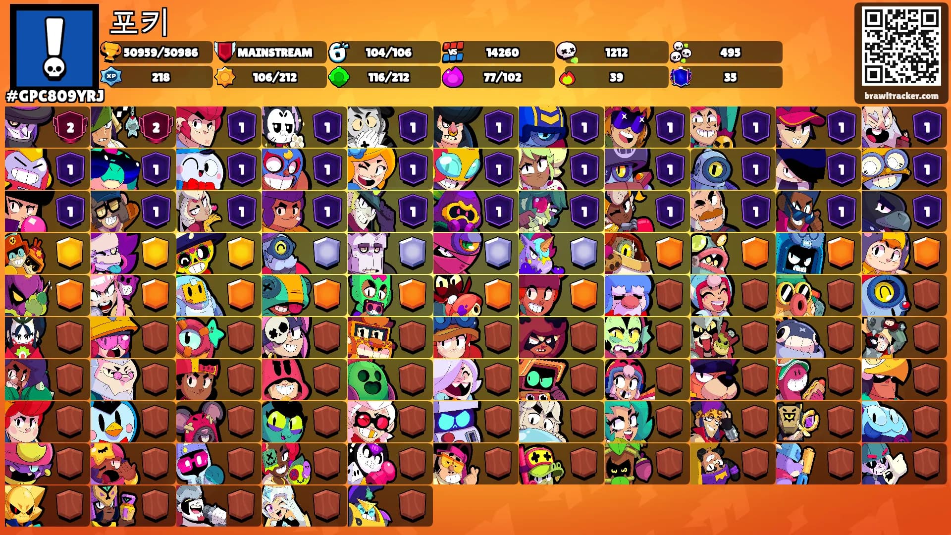 포키's Ranks