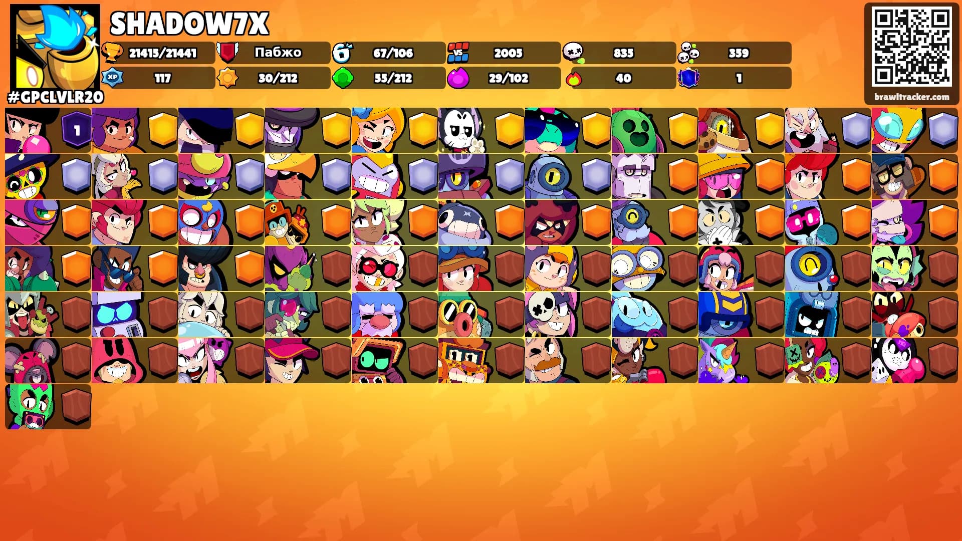 SHADOW7X's Ranks