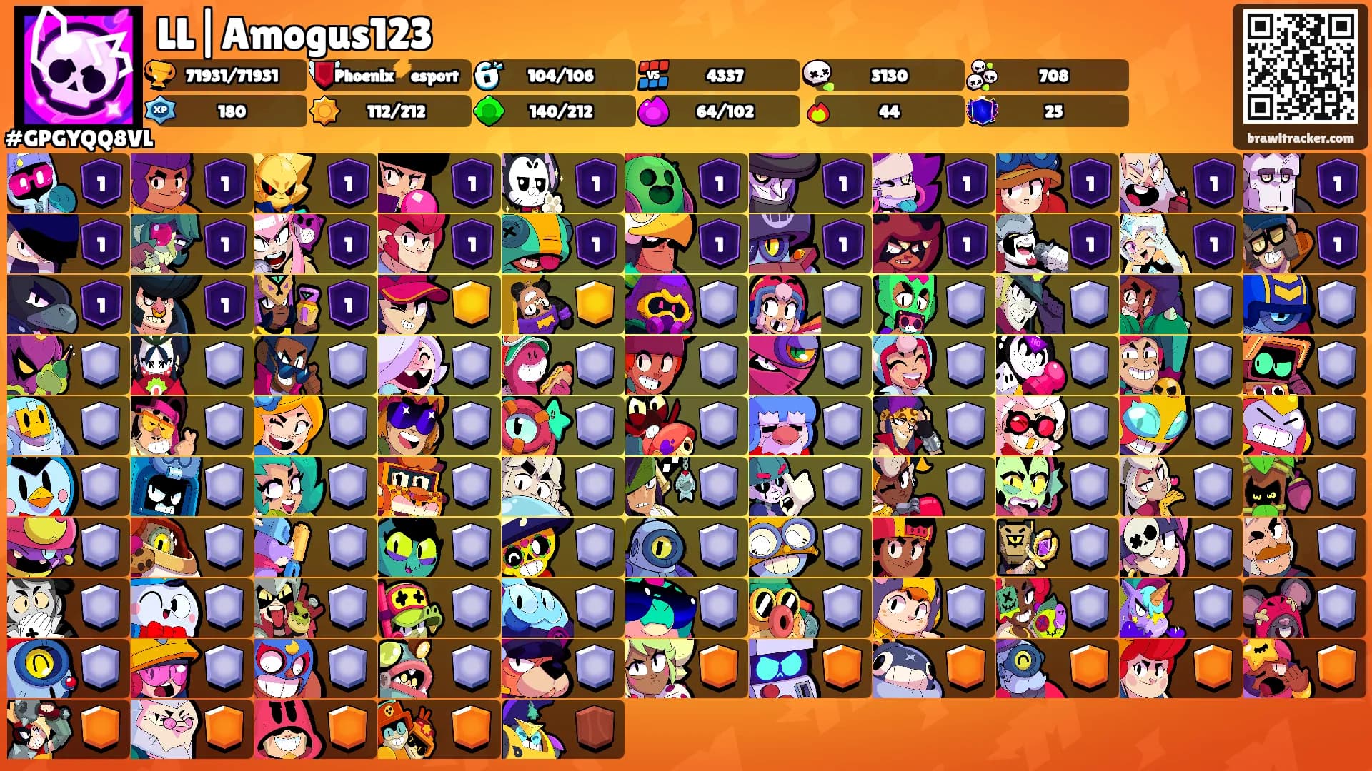LL|Amogus123's Ranks