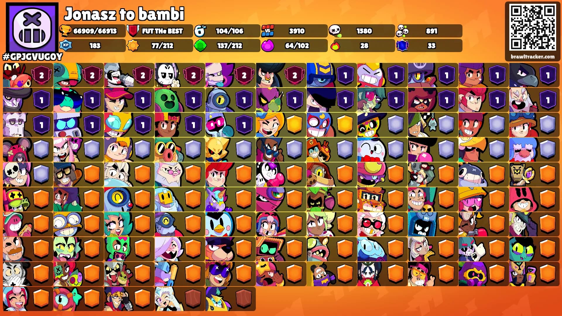 Jonasz to bambi's Ranks