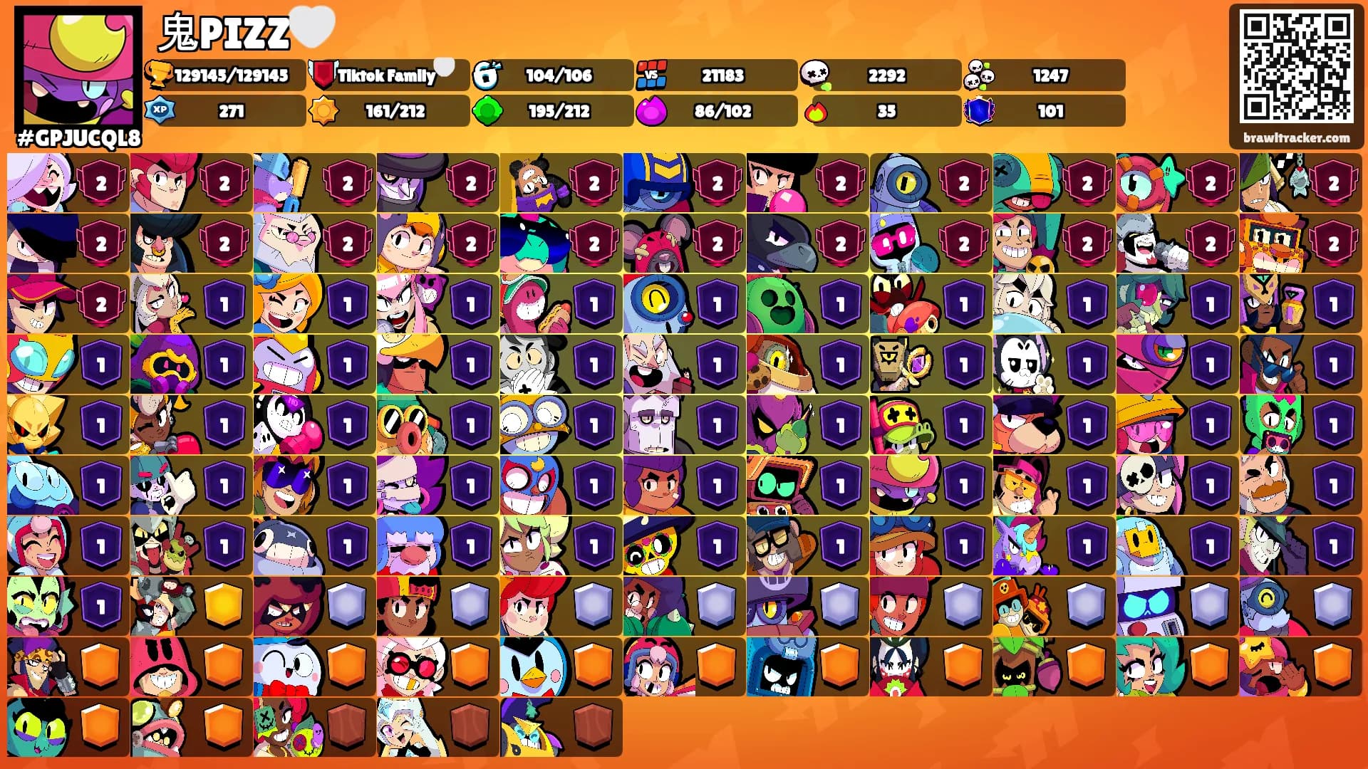 鬼PIZZ🤍's Ranks