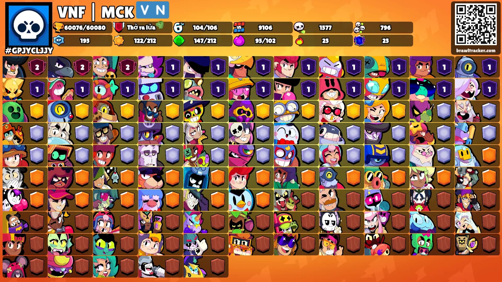 VNF | MCK 🇻🇳's Ranks