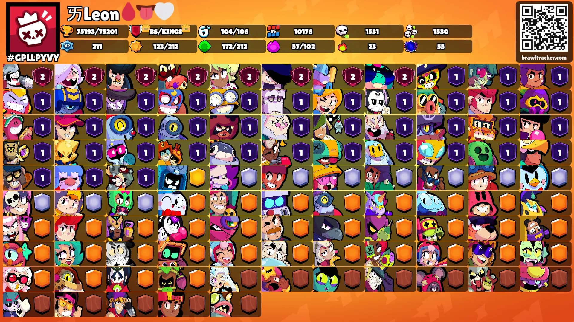 ㄞLeon🩸👅🤍's Ranks