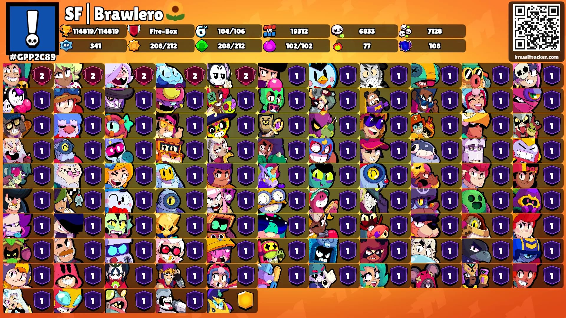 SF|Brawlero 🌻's Ranks