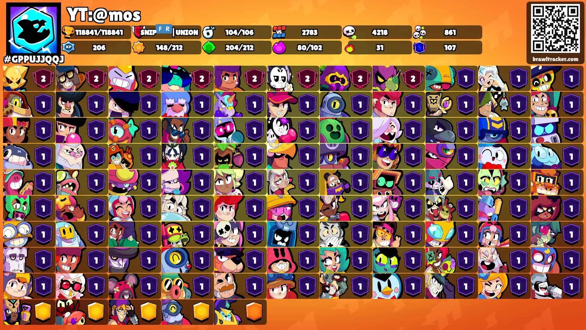 YT:@mos's Ranks