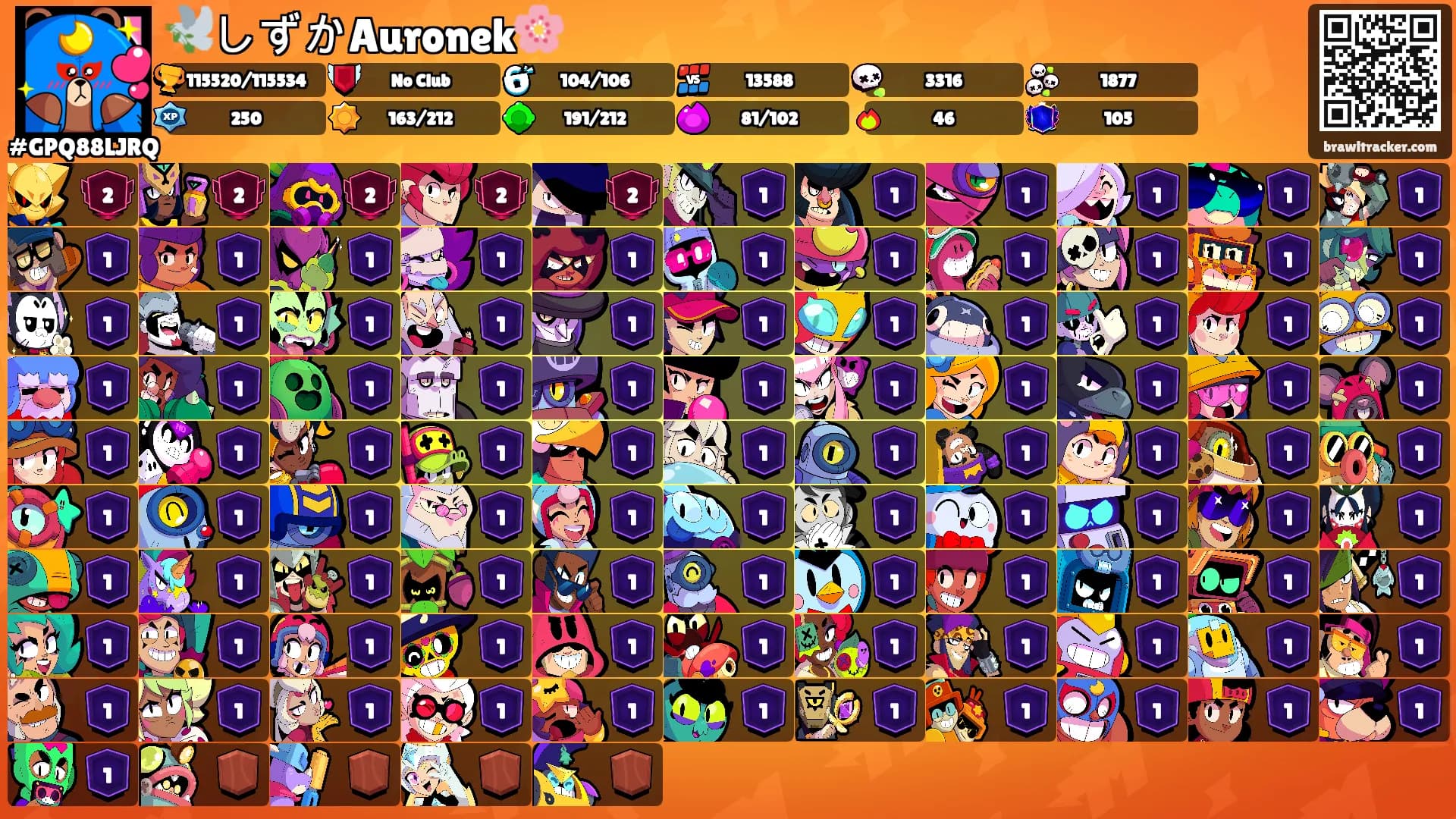 🕊️しずかAuronek🌸's Ranks