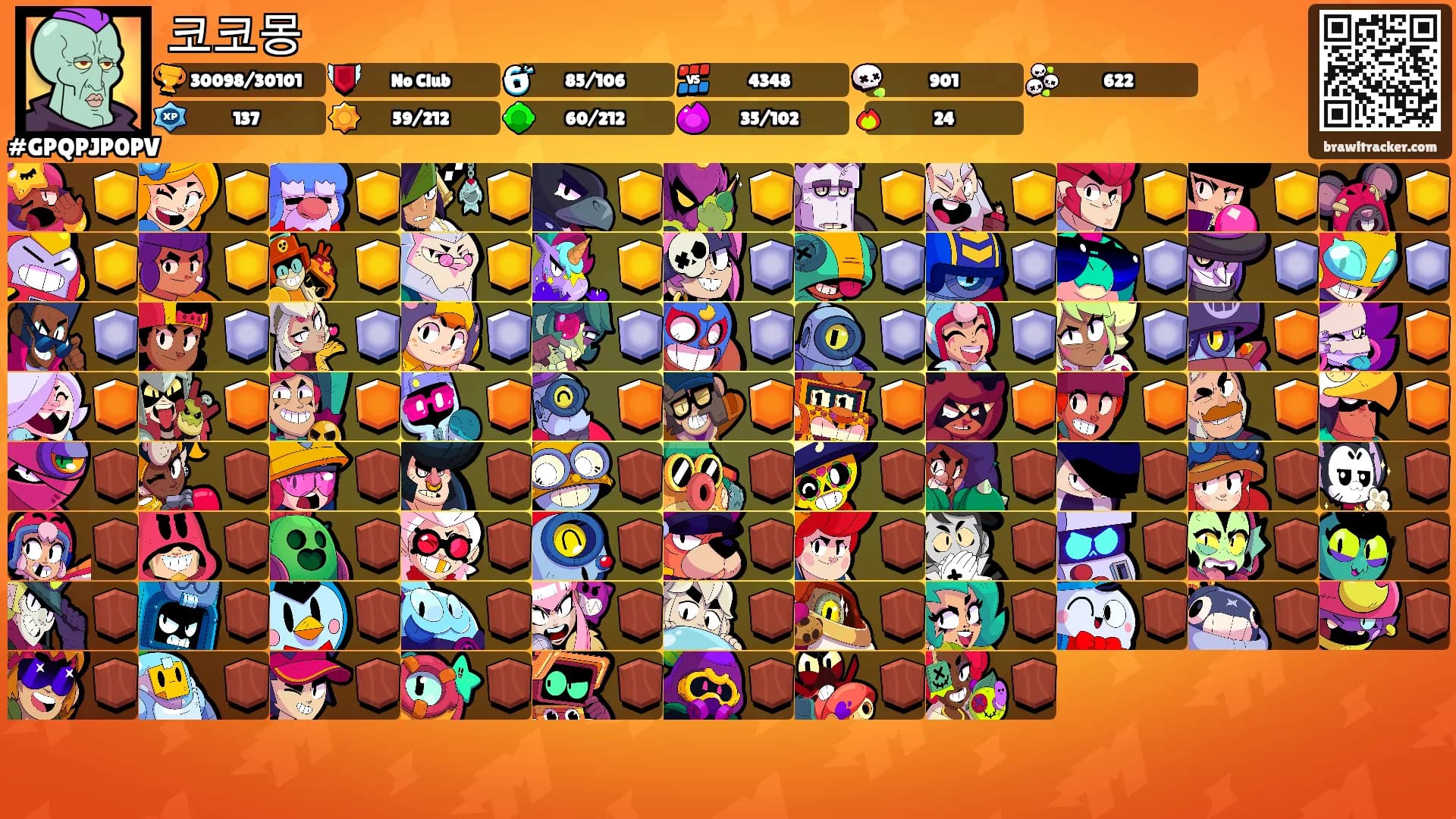 코코몽's Ranks
