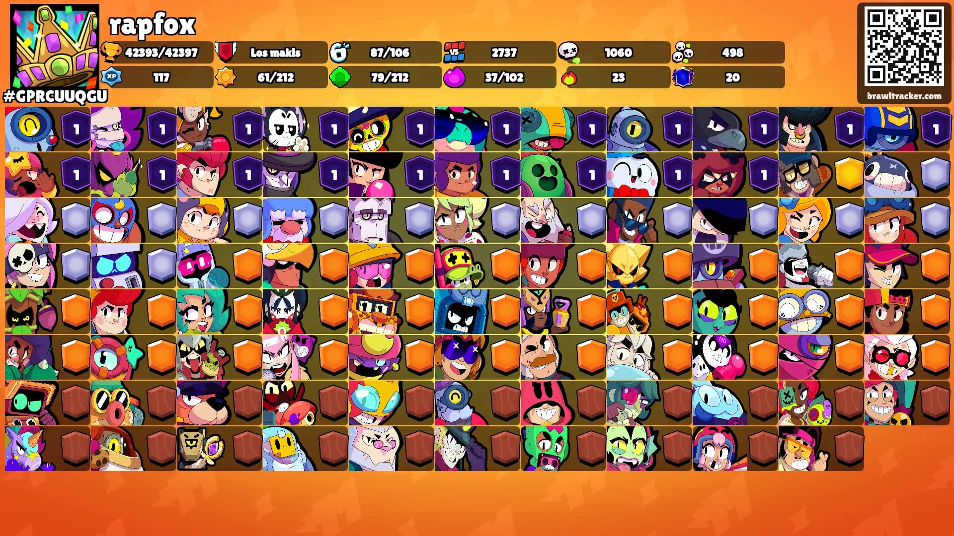 rapfox's Ranks