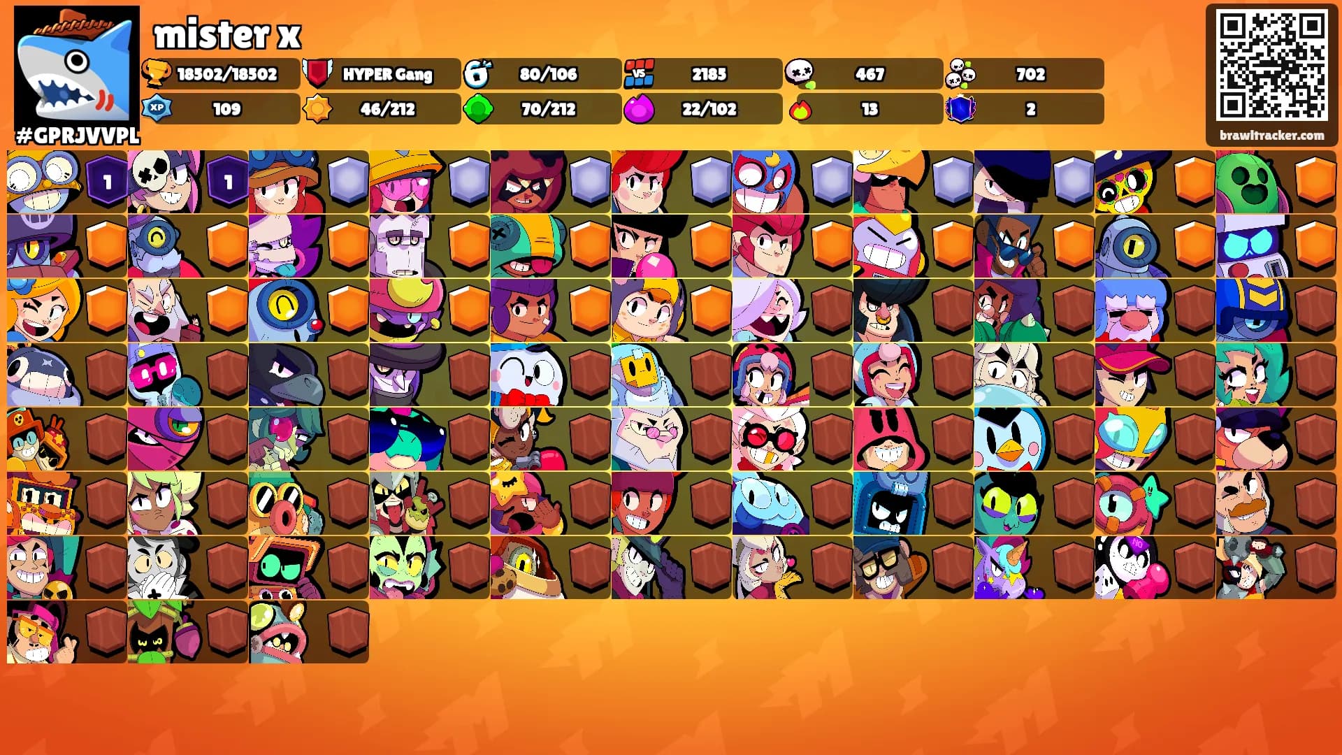 mister x's Ranks