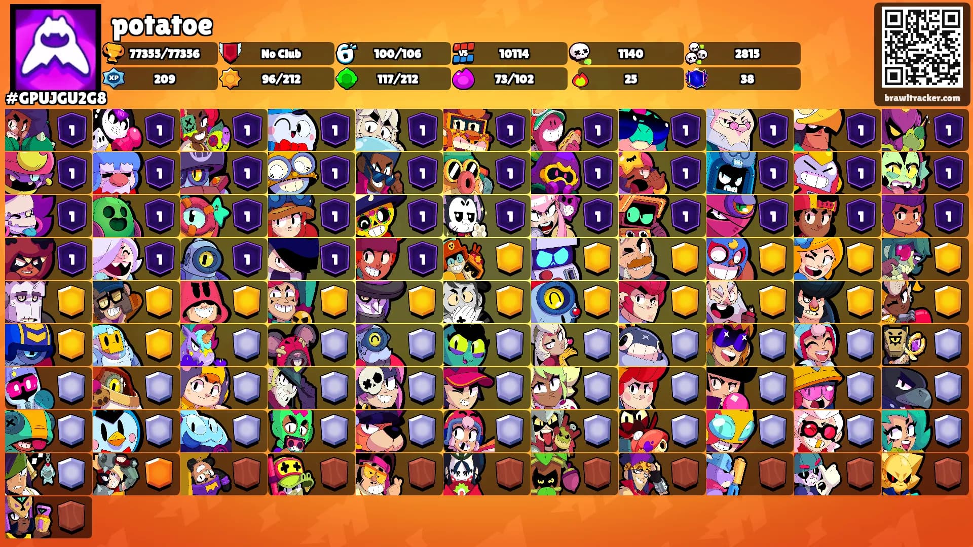 potatoe's Ranks