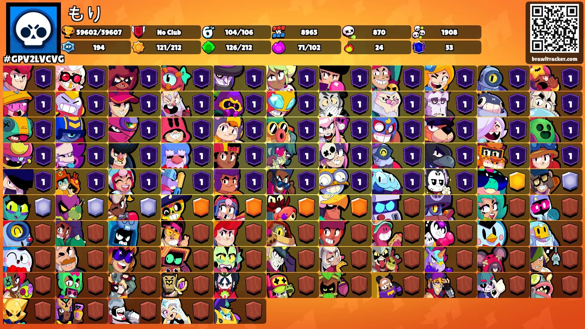 もり's Ranks