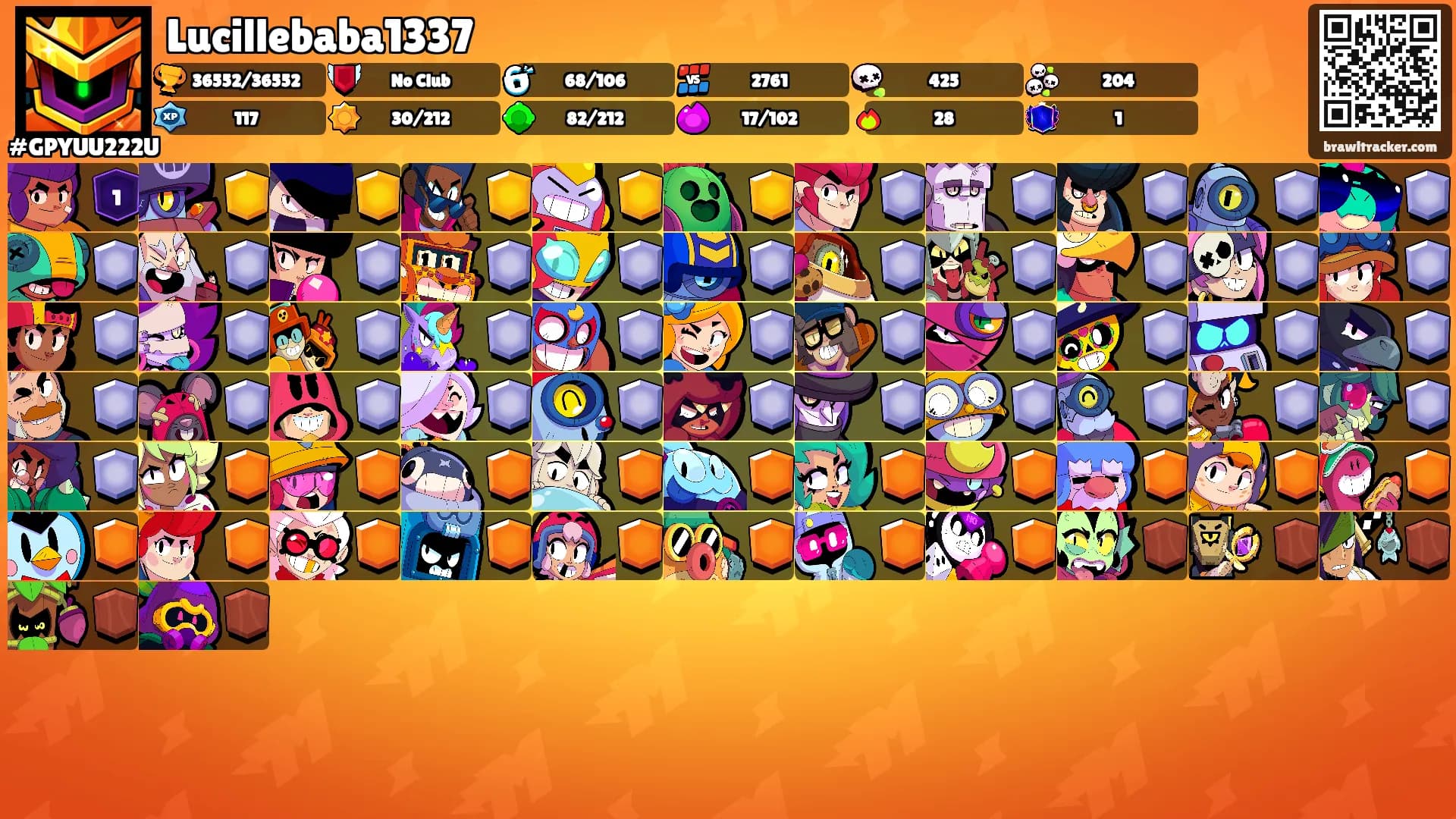 Lucillebaba1337's Ranks