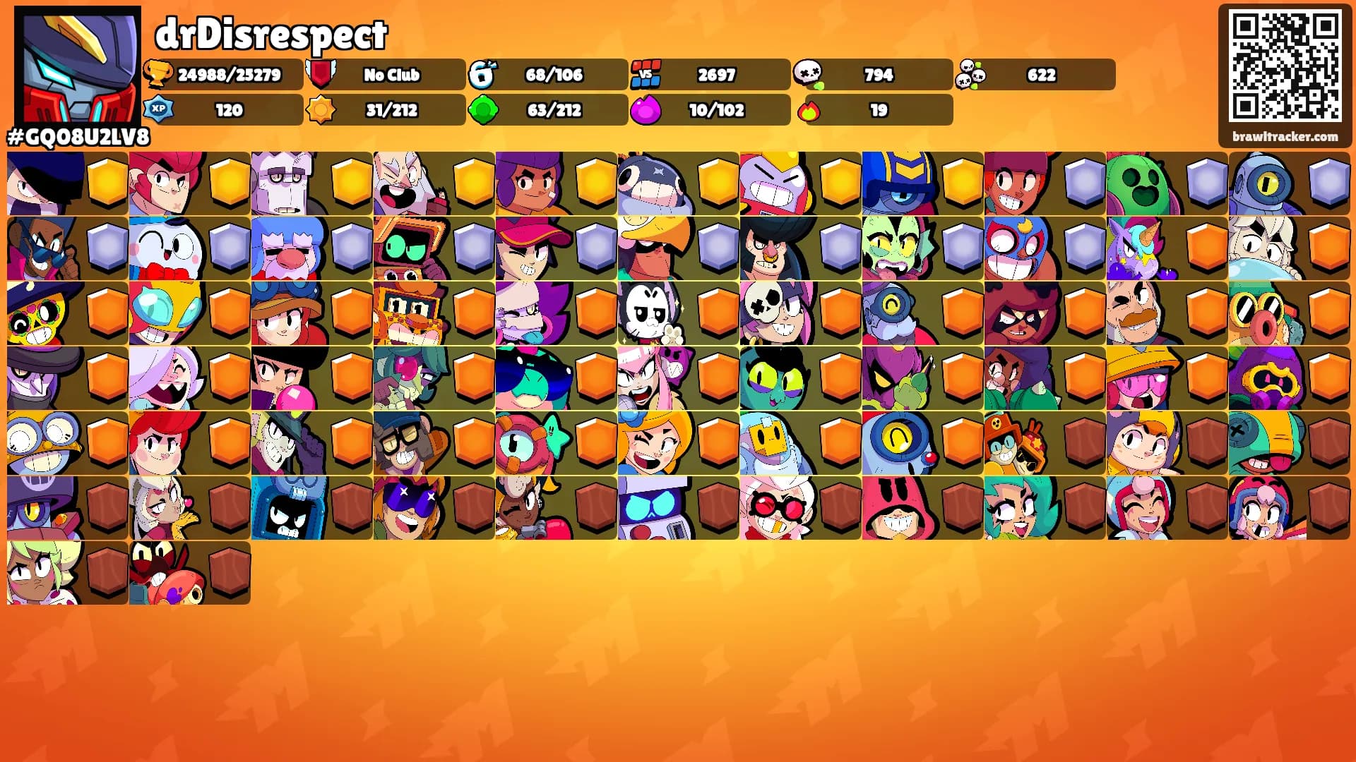 drDisrespect's Ranks