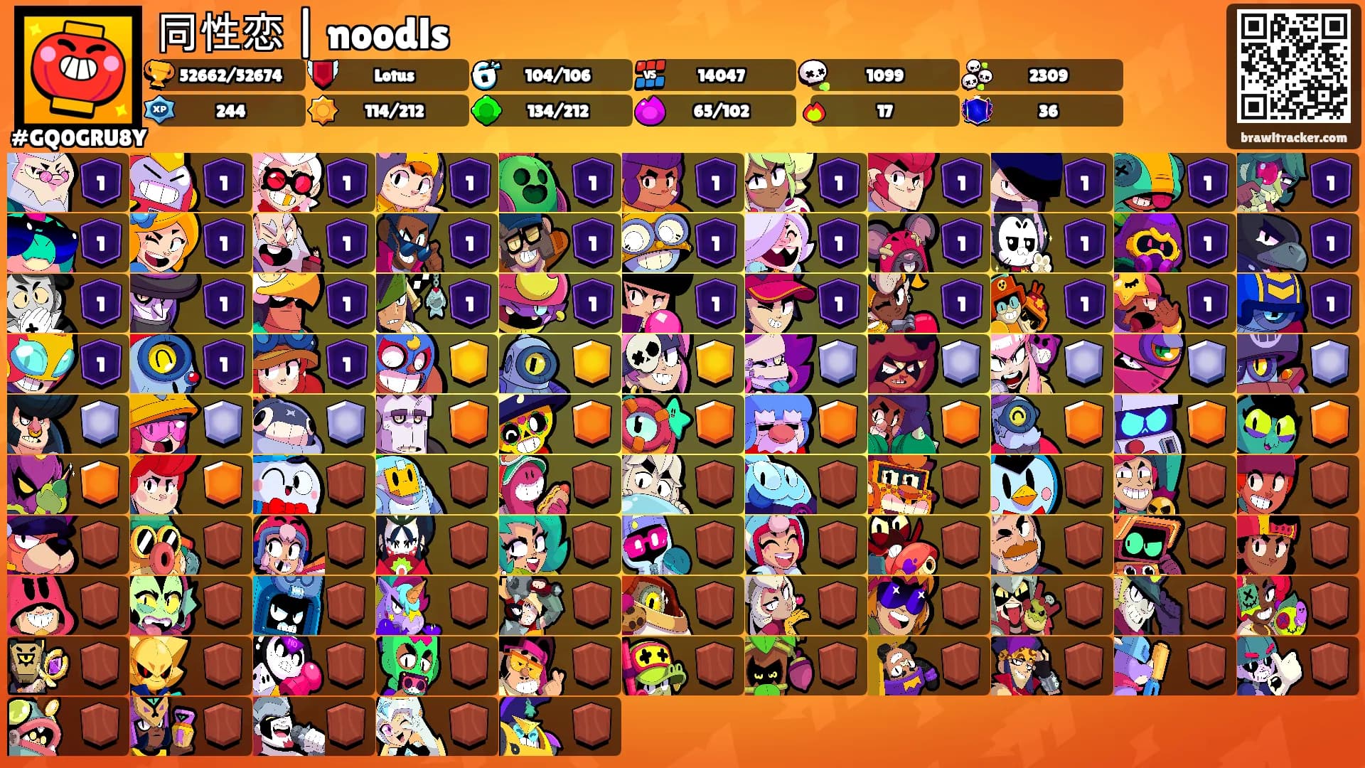 同性恋 | noodls's Ranks