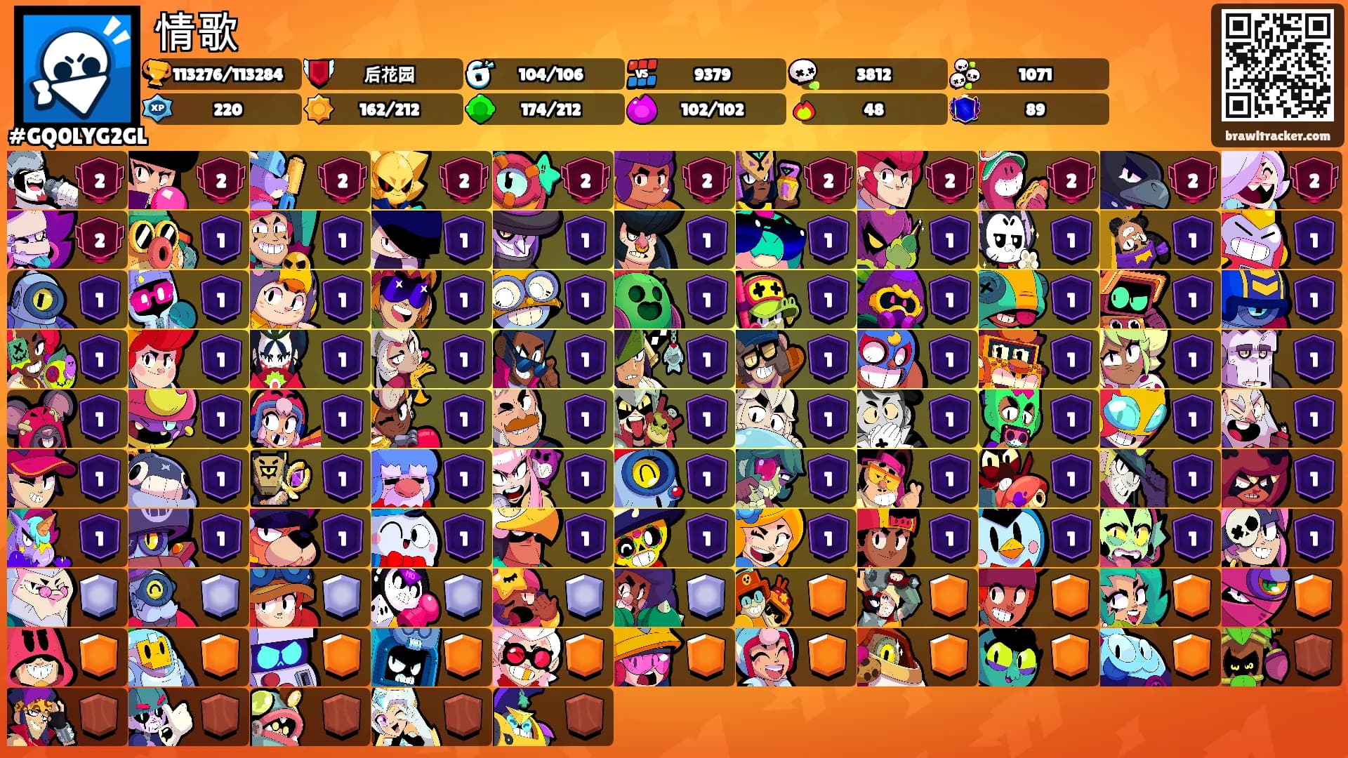 情歌's Ranks