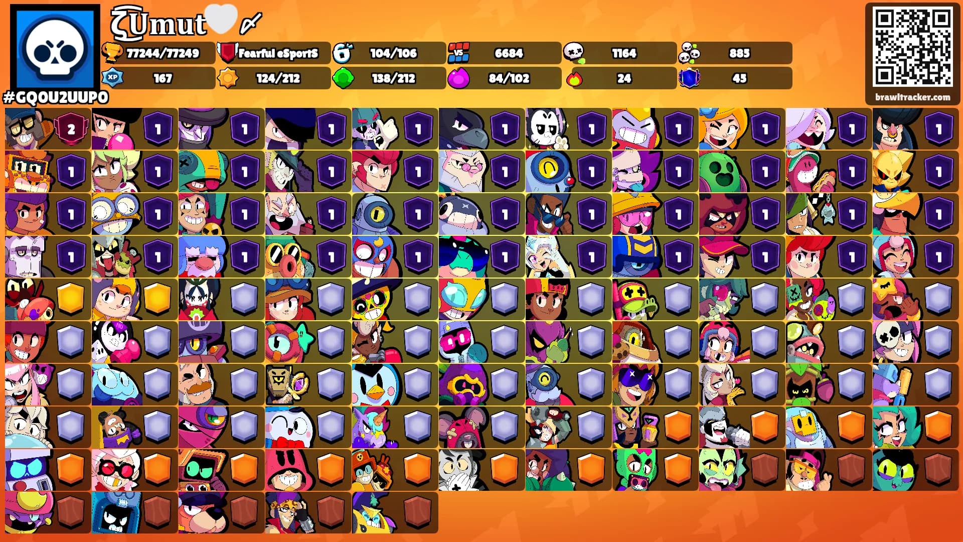 ζ͜͡𝐔𝐦𝐮𝐭🤍〆's Ranks