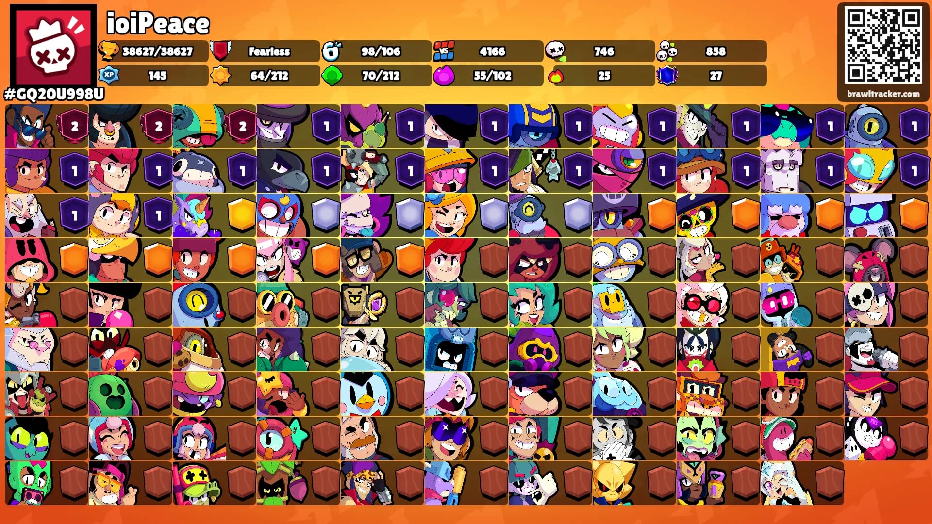 ioiPeace's Ranks