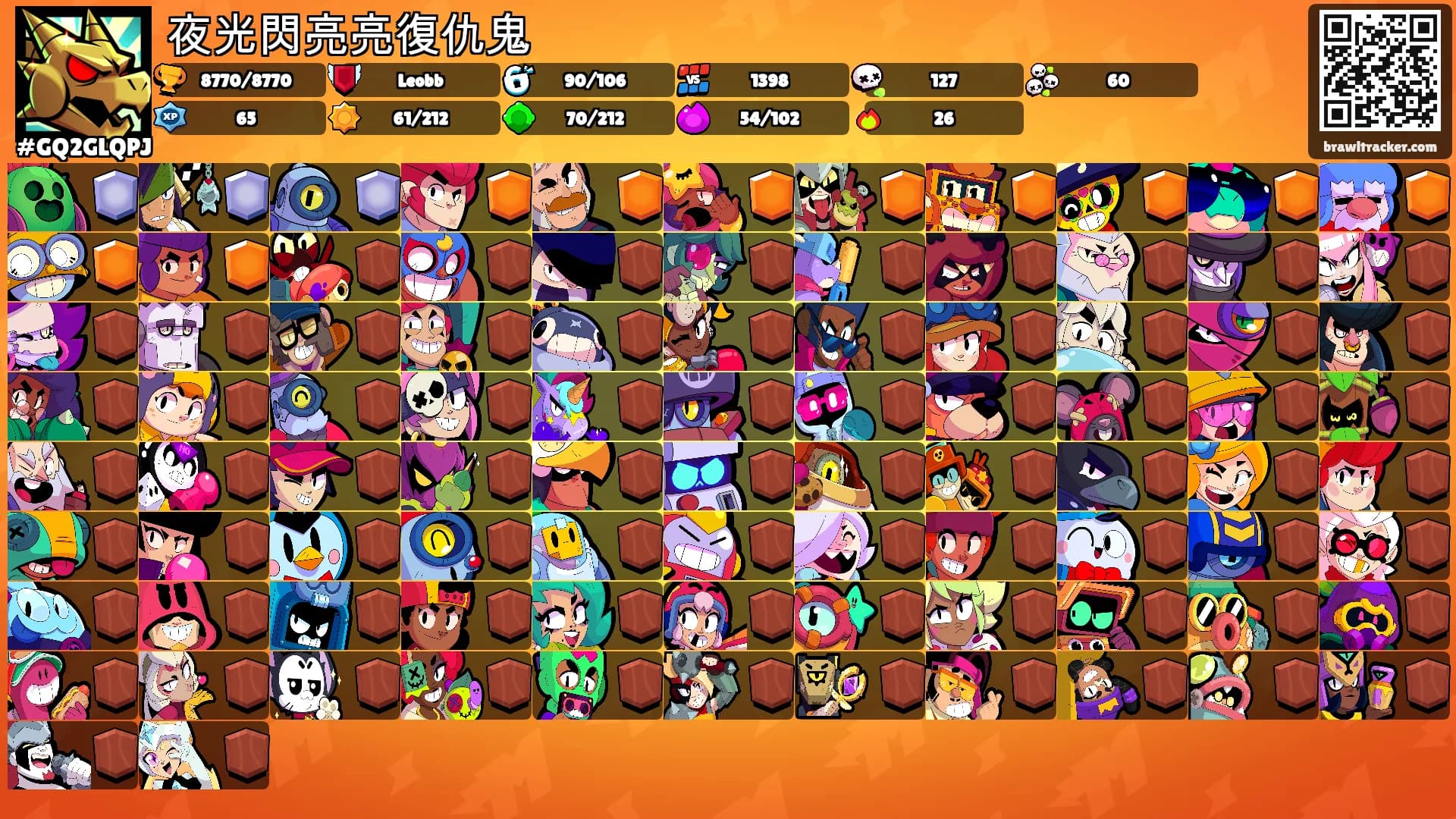 夜光閃亮亮復仇鬼's Ranks