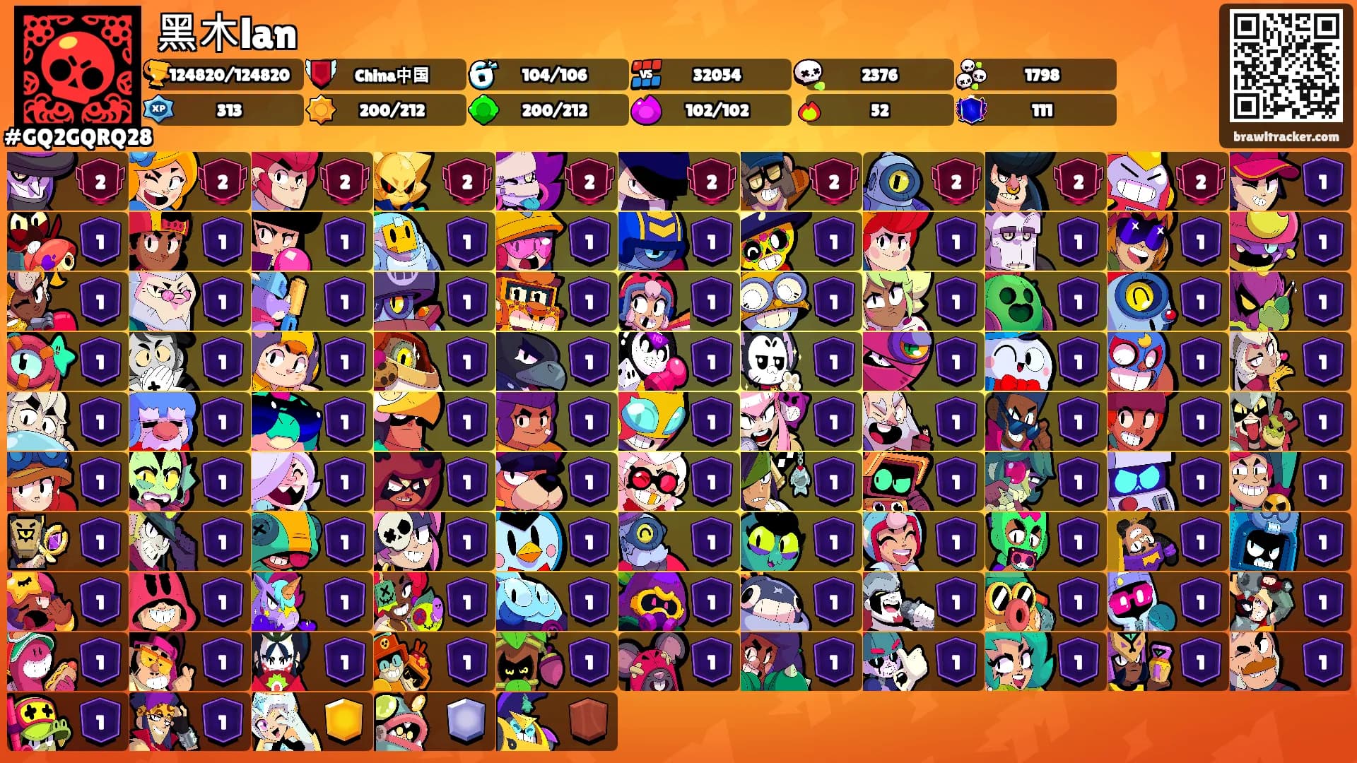黑木lan's Ranks