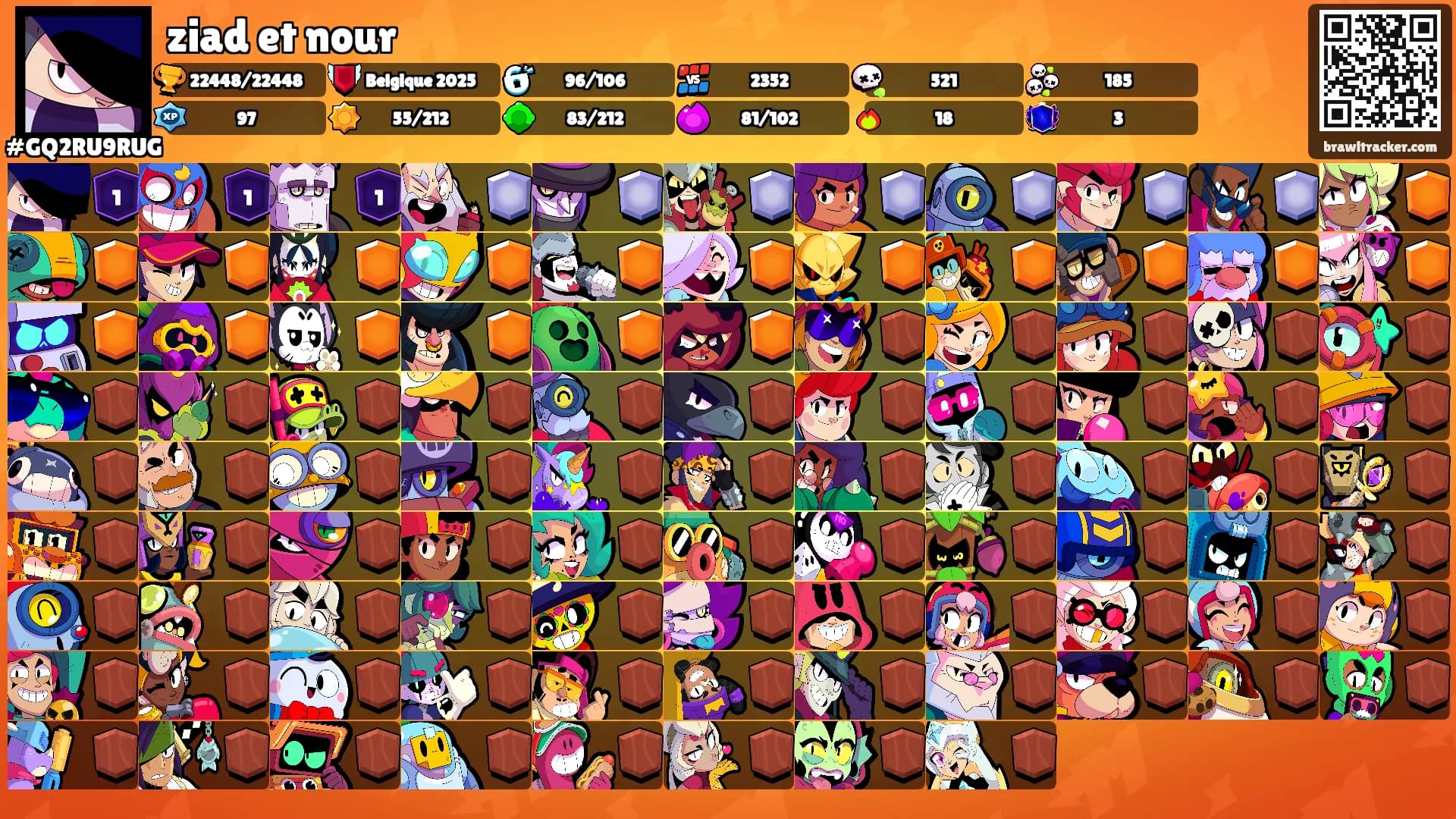ziad et nour's Ranks
