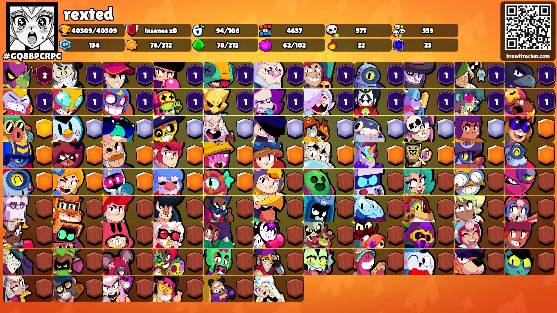 rexted's Ranks