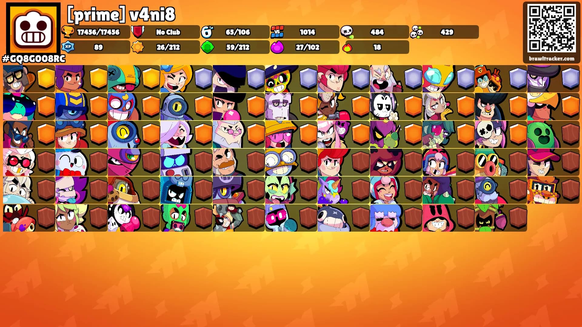 [prime] v4ni8's Ranks
