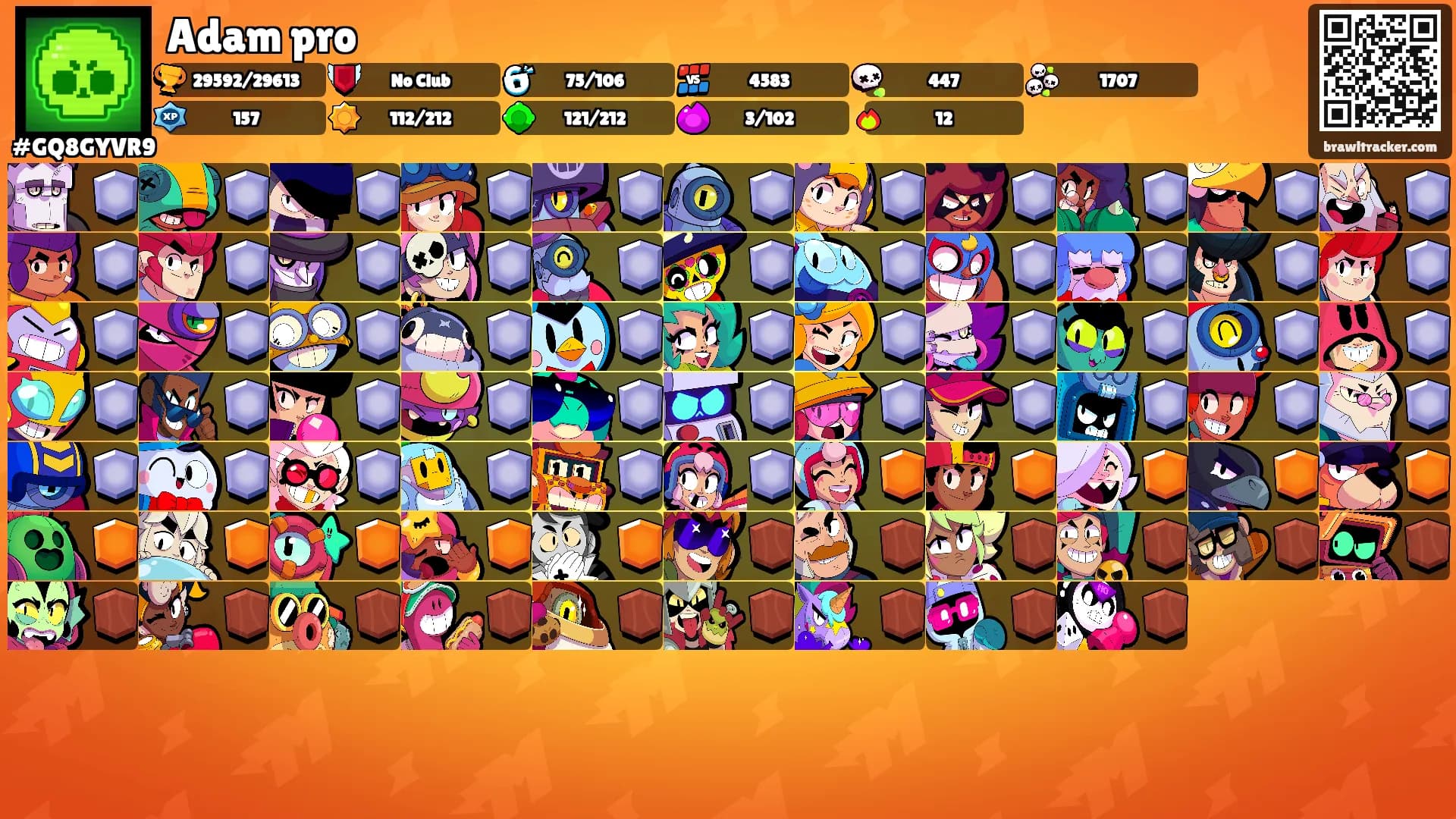 Adam pro's Ranks