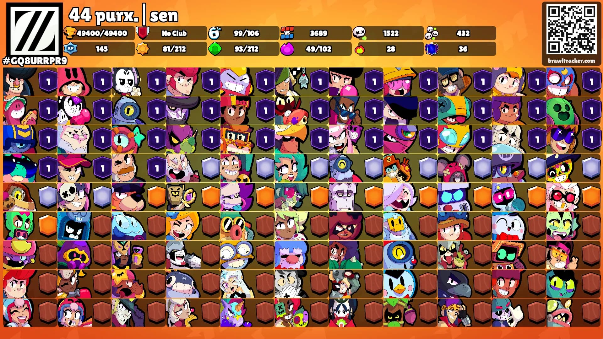 44 purx.|sen's Ranks