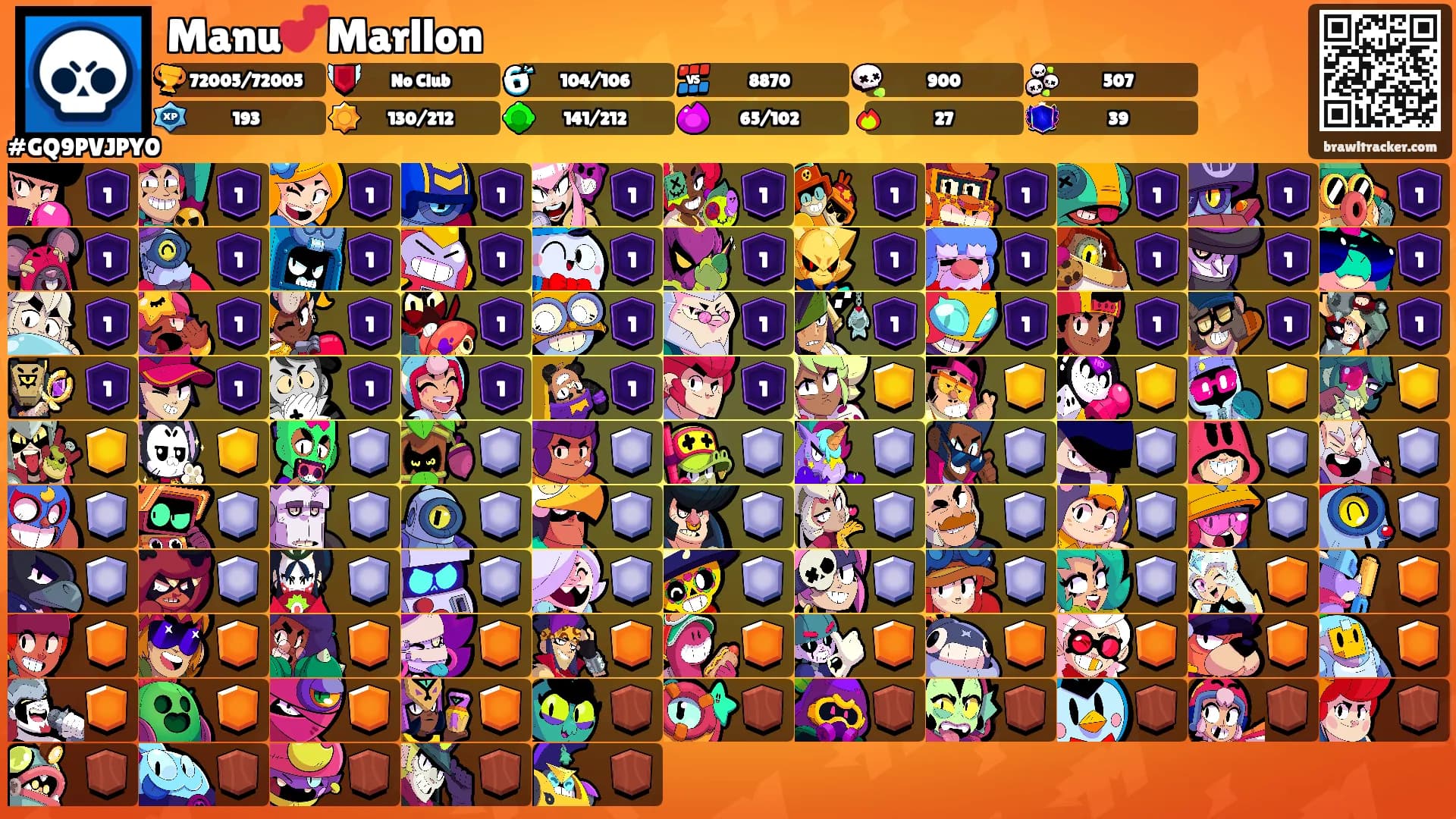 Manu💕Marllon's Ranks