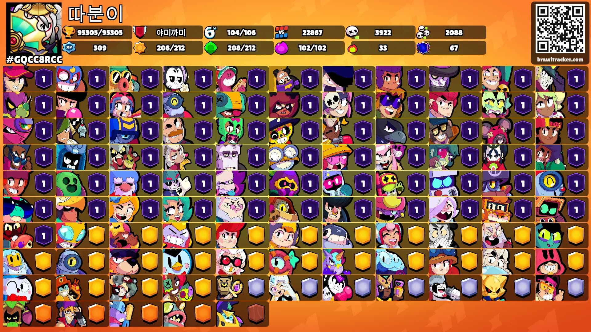 따분이's Ranks