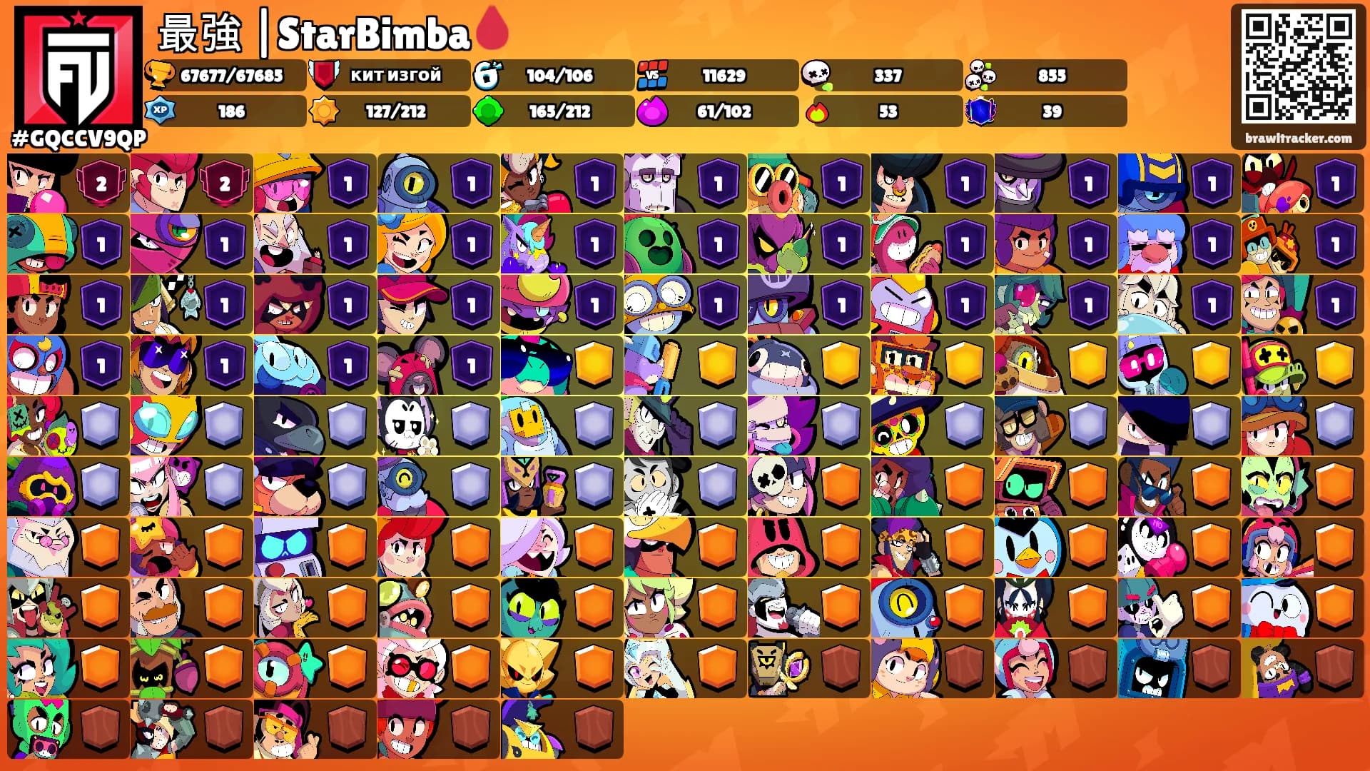 最強 |StarBimba🩸's Ranks