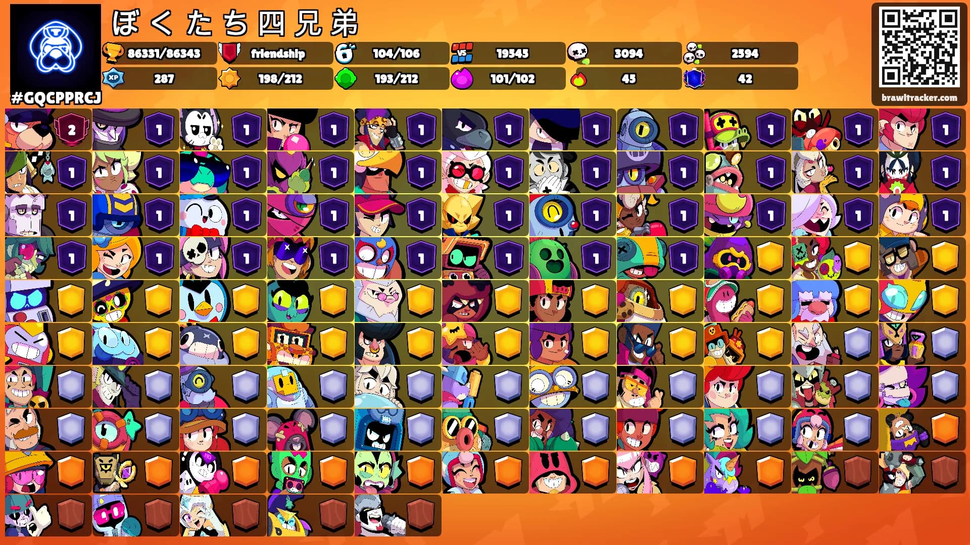 ぼくたち四兄弟's Ranks