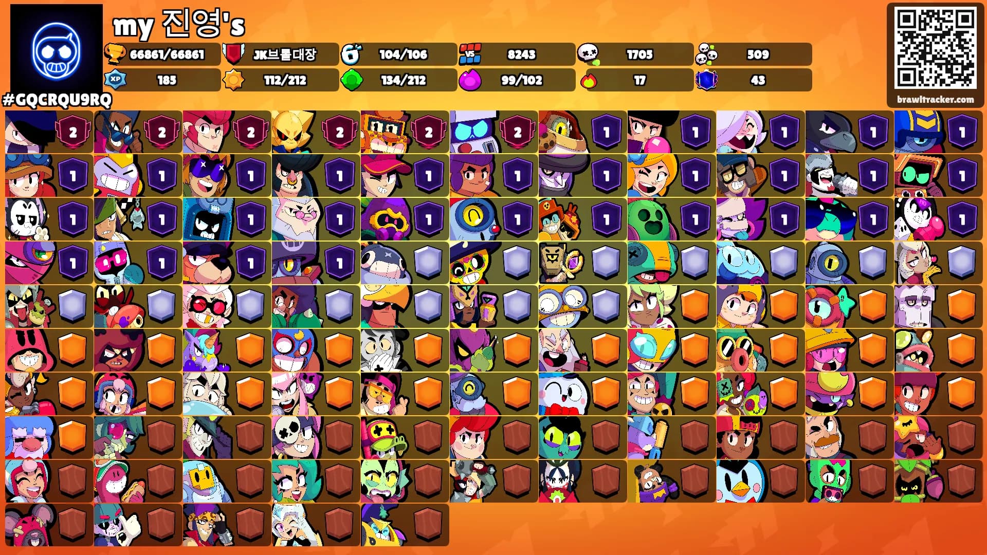 my 진영's's Ranks