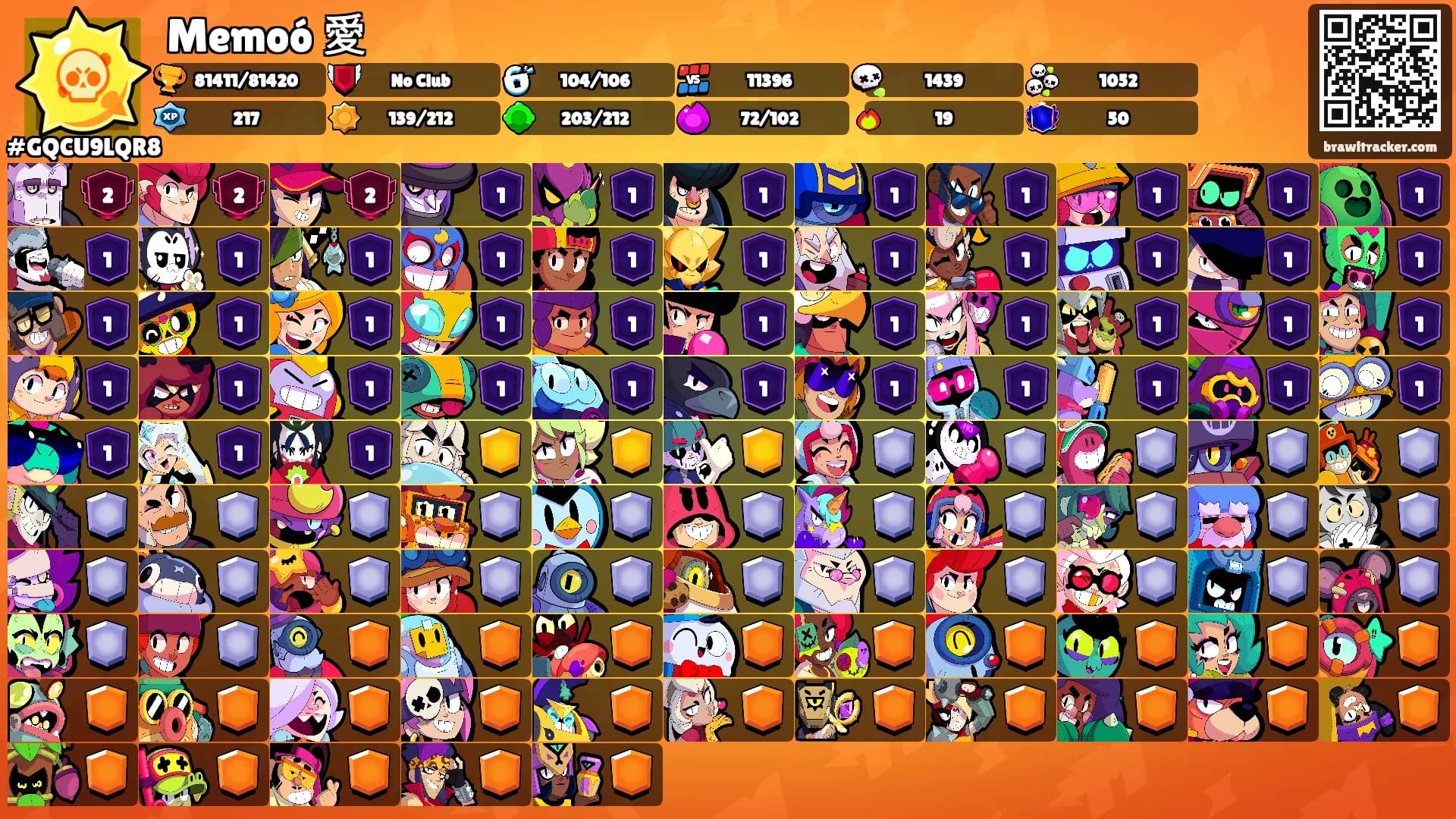 Memoó 愛's Ranks