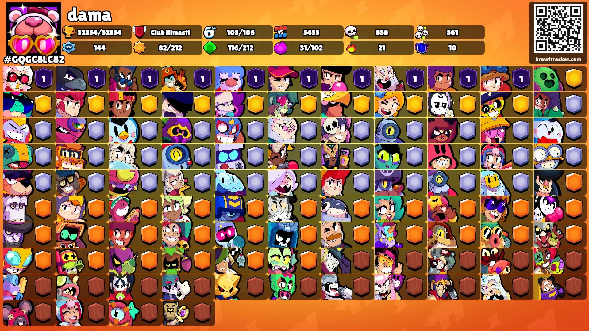 dama's Ranks