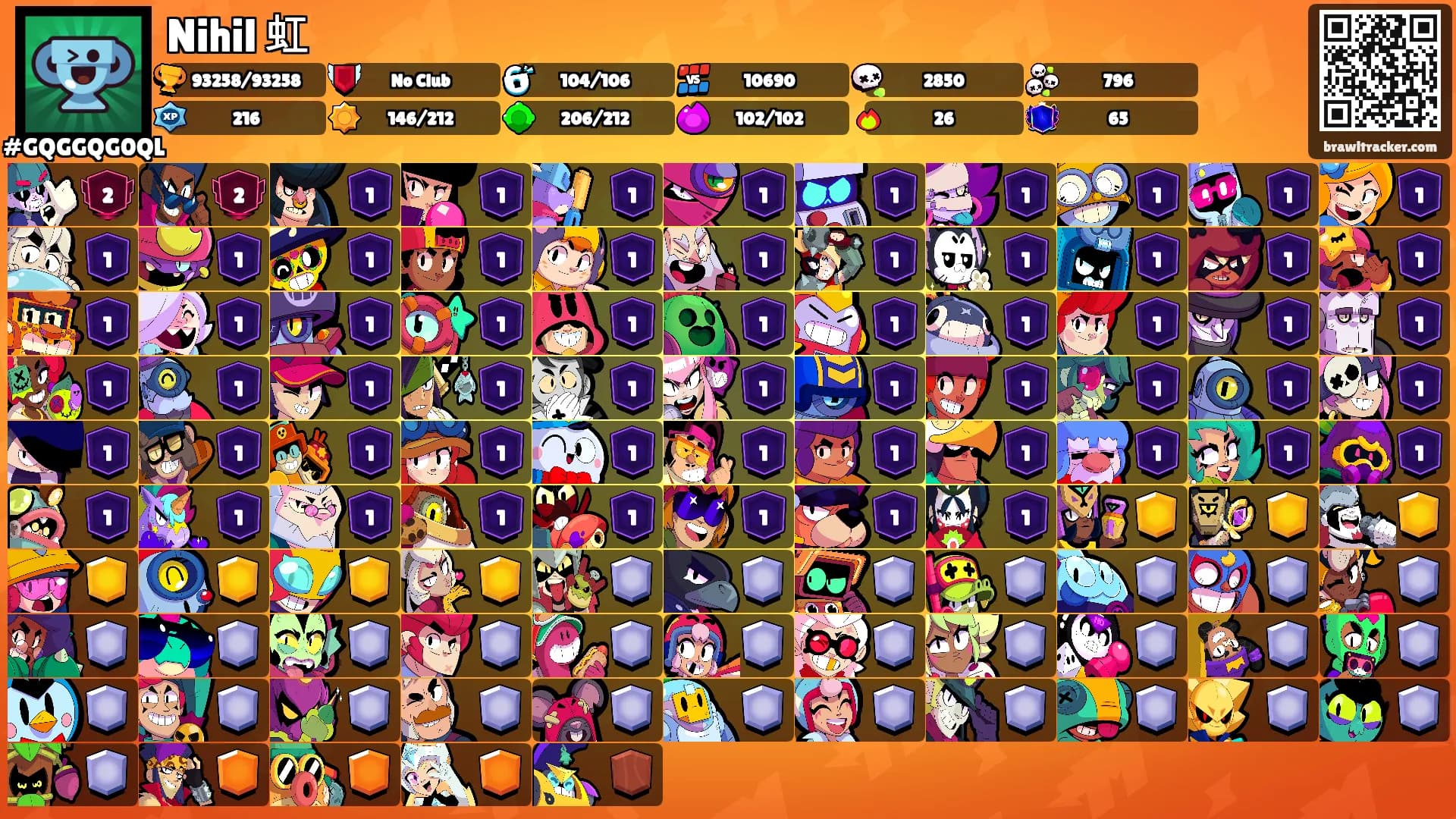 Nihil 虹's Ranks