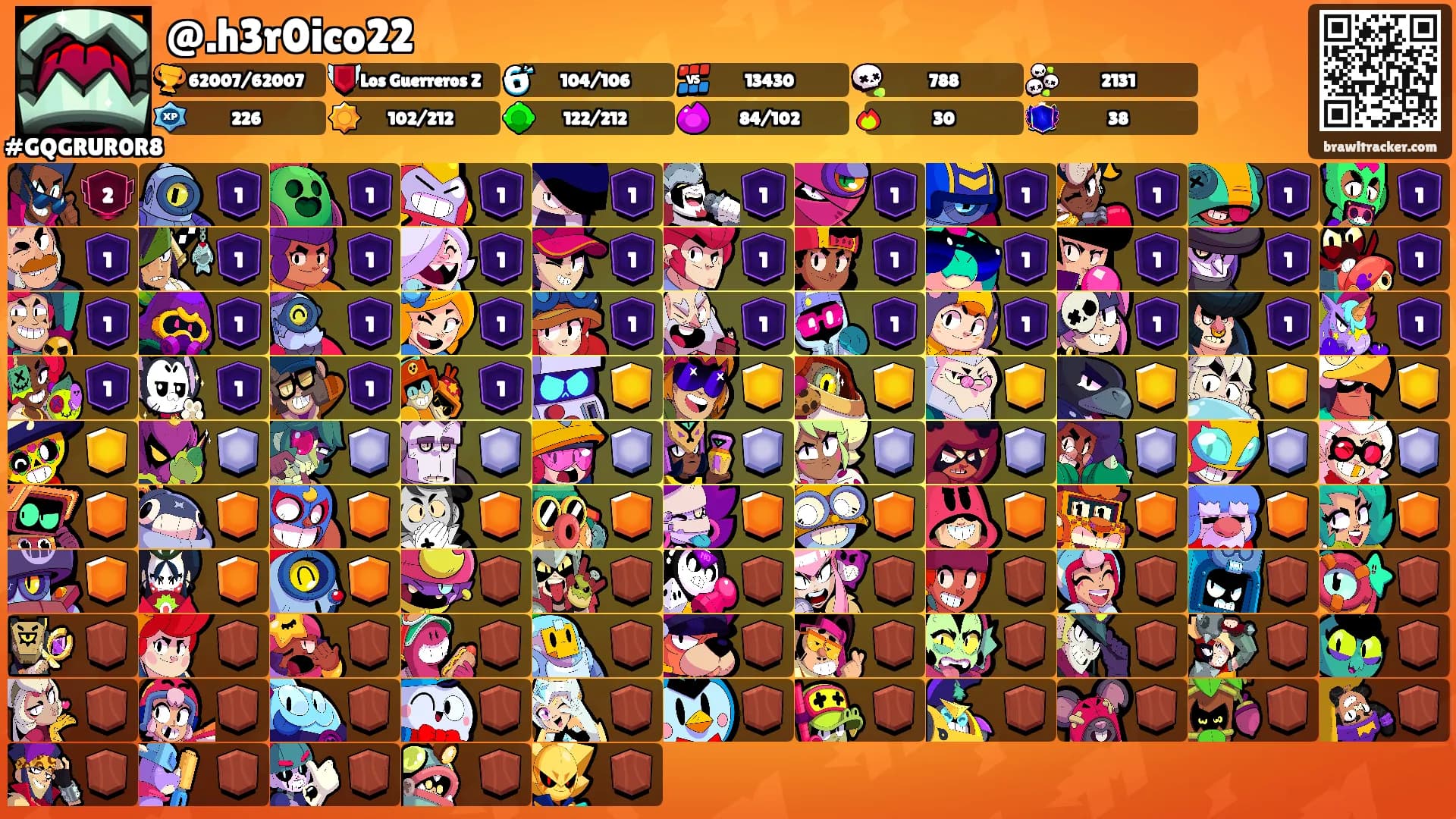 @.h3r0ico22's Ranks
