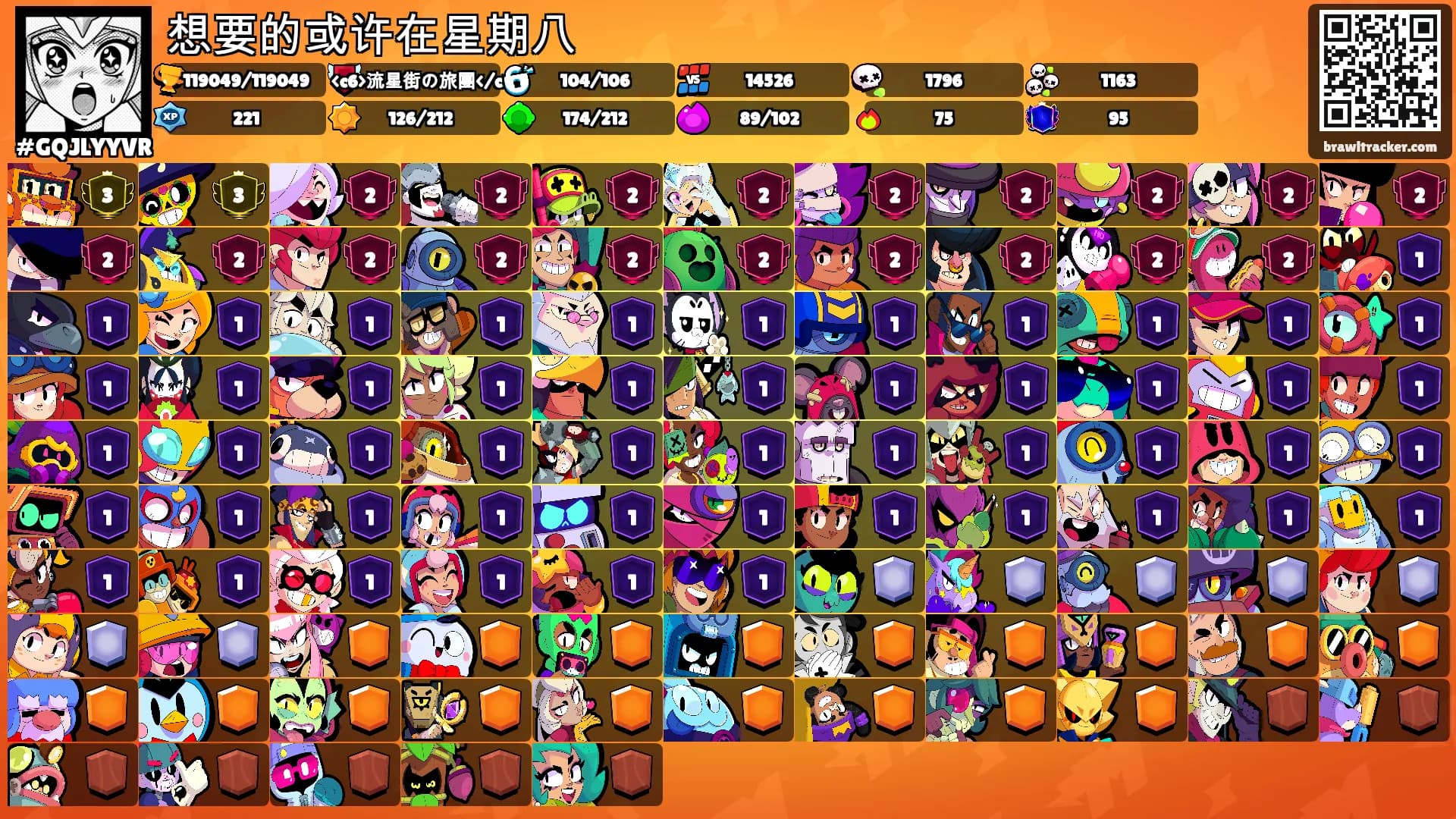 想要的或许在星期八's Ranks