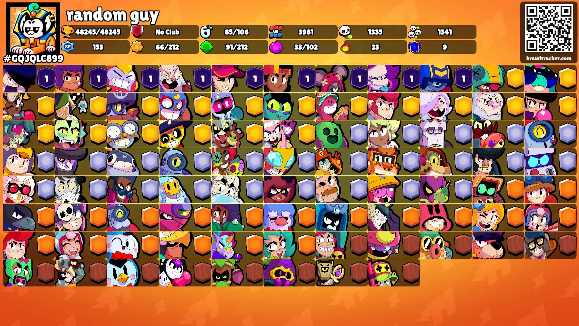 random guy's Ranks