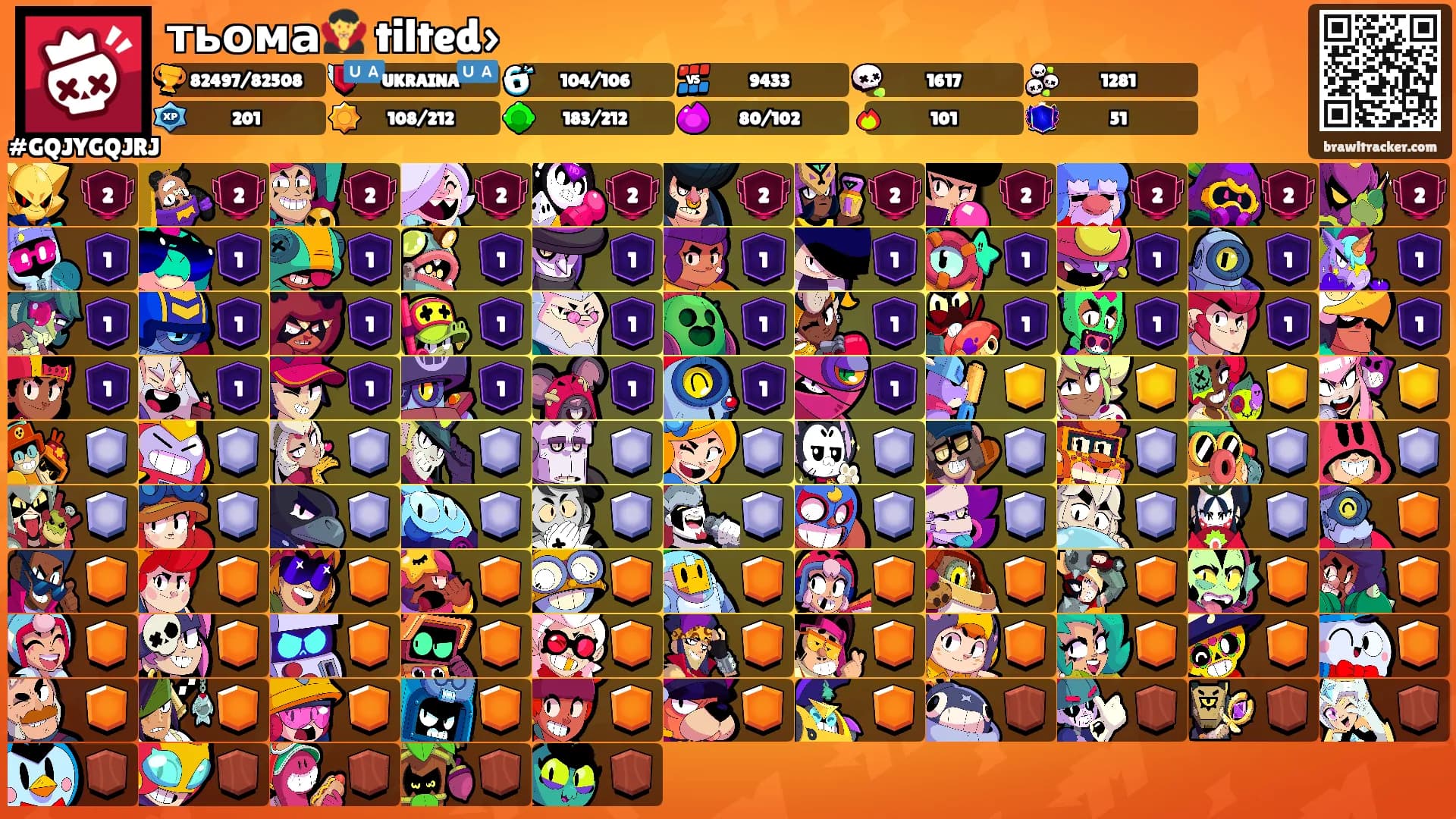 тьома🧛 tilted›'s Ranks